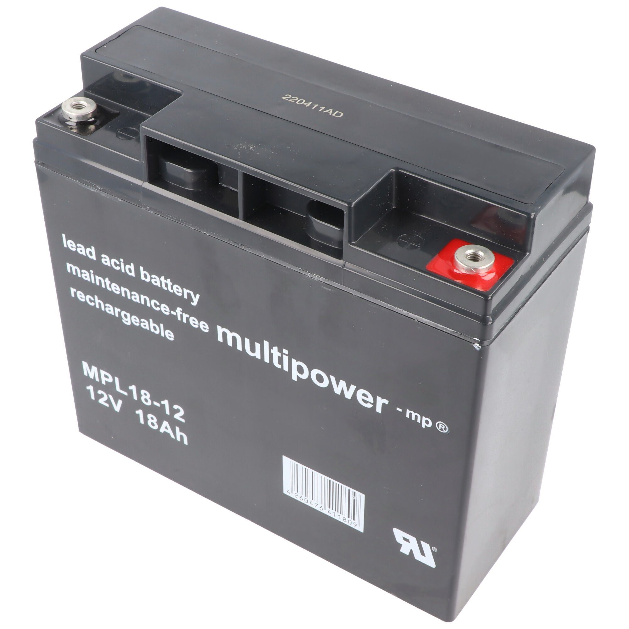Multipower MP18-12 Blei Akku 12 Volt 18Ah Akku