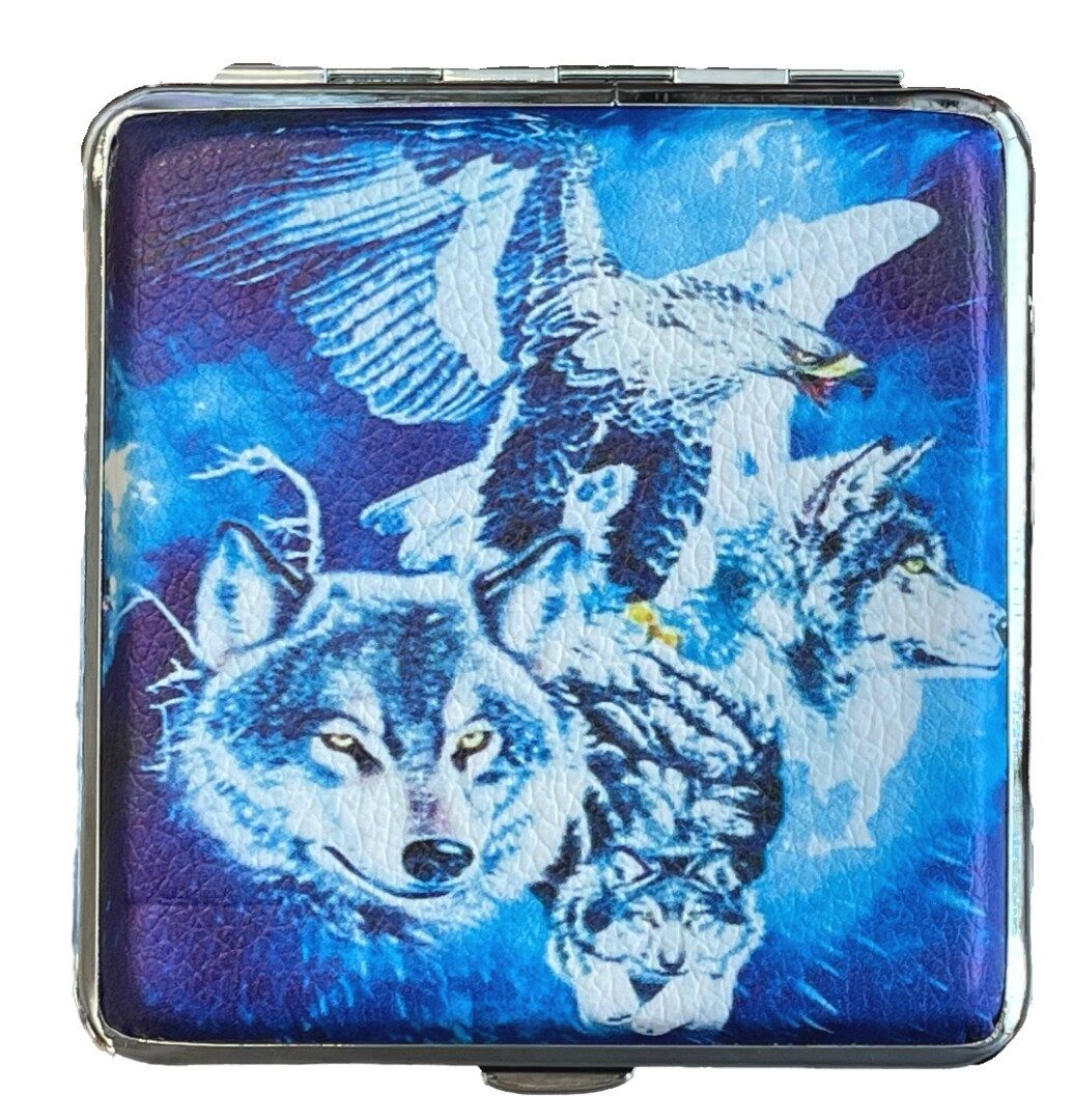 Westernlifestyle Aufbewahrungsbox Zigarettenetui Wolf Adler günstig online kaufen
