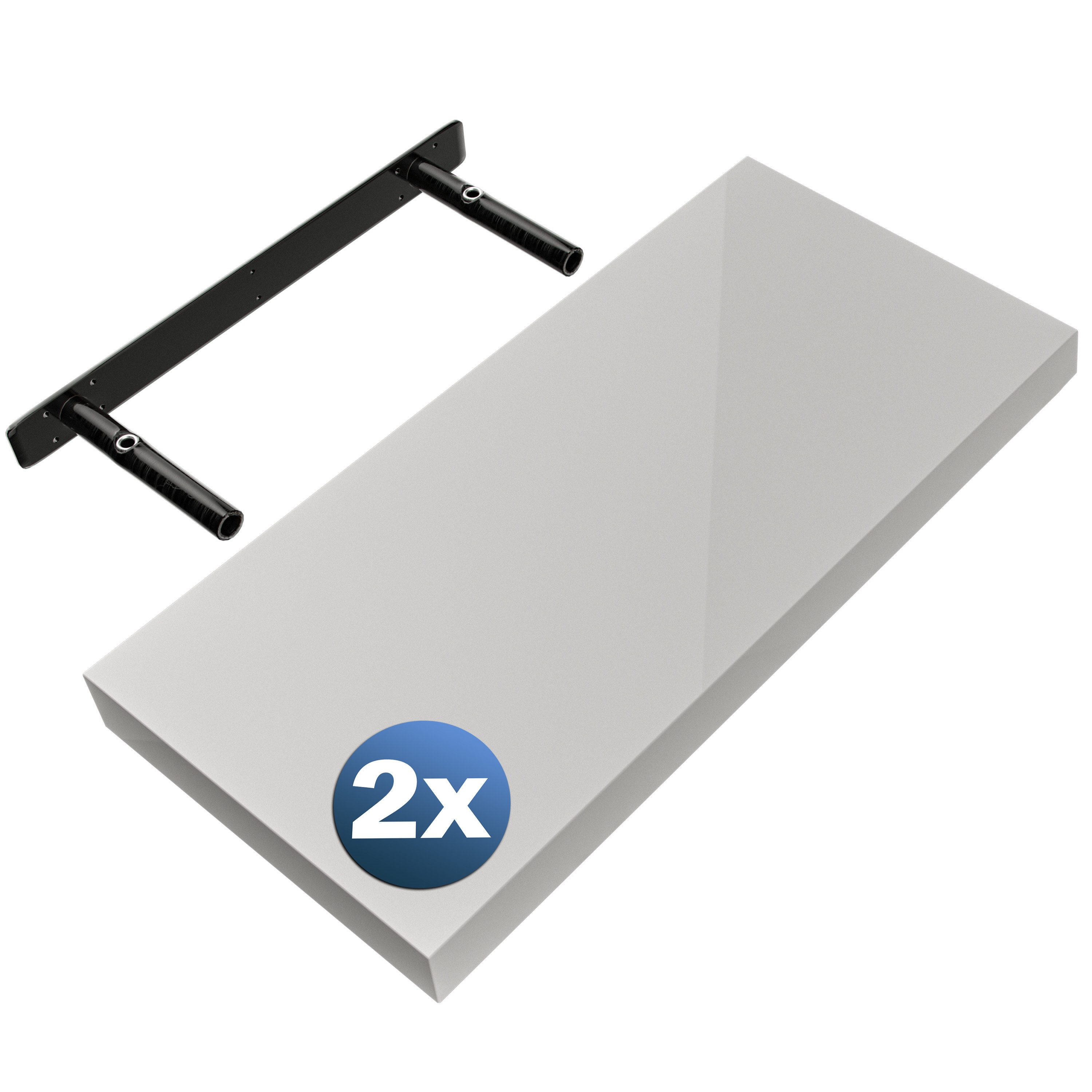 Casaria Wandregal, Weiß Hängeregal mit Halterung günstig online kaufen