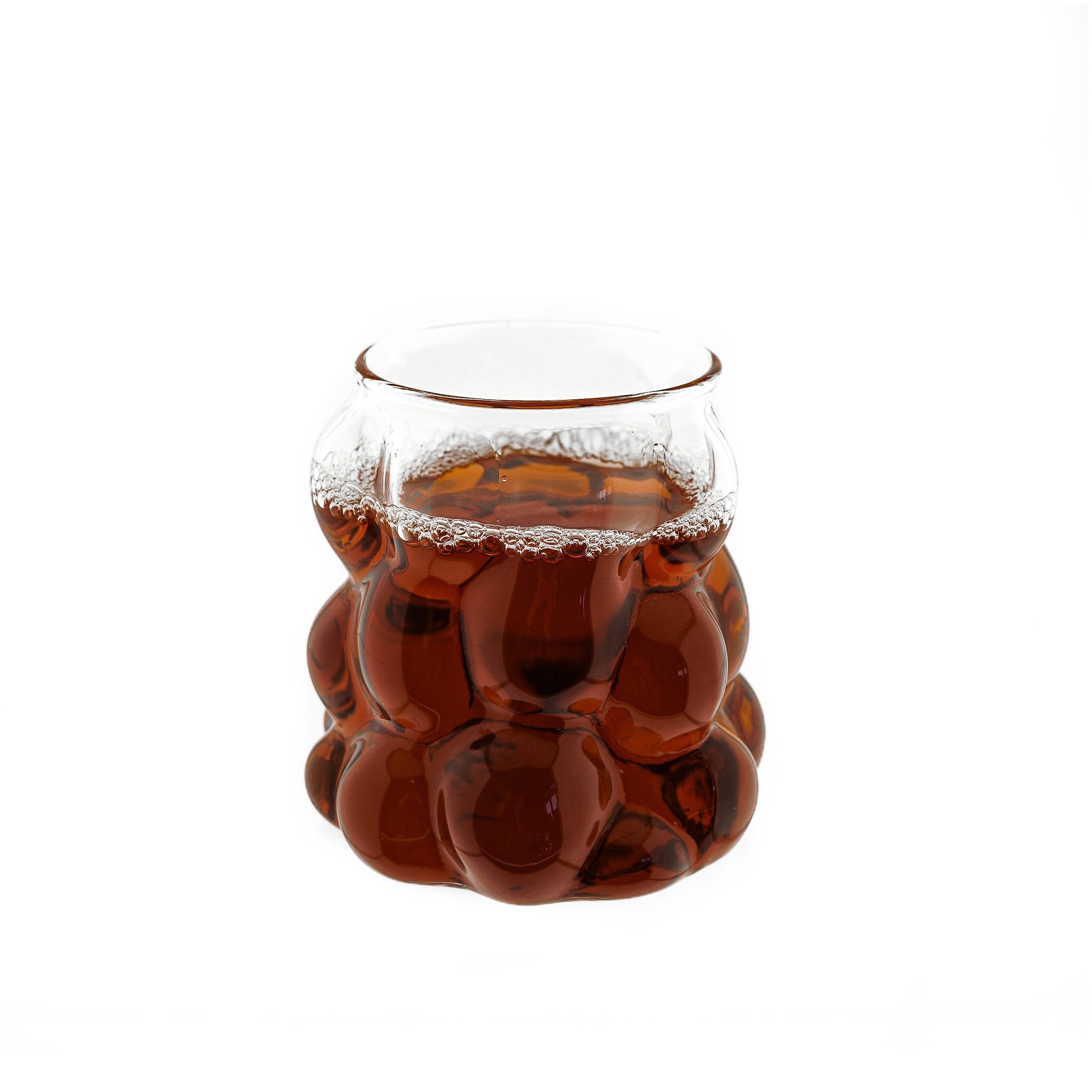 Gläser-Set 400 ml Bubble Gläser Transparent Wassergläser Hitzebeständig