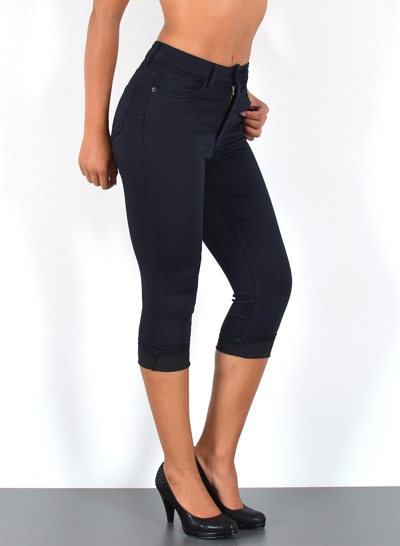 ESRA Caprijeans Damen Capri Jeans Hose günstig online kaufen