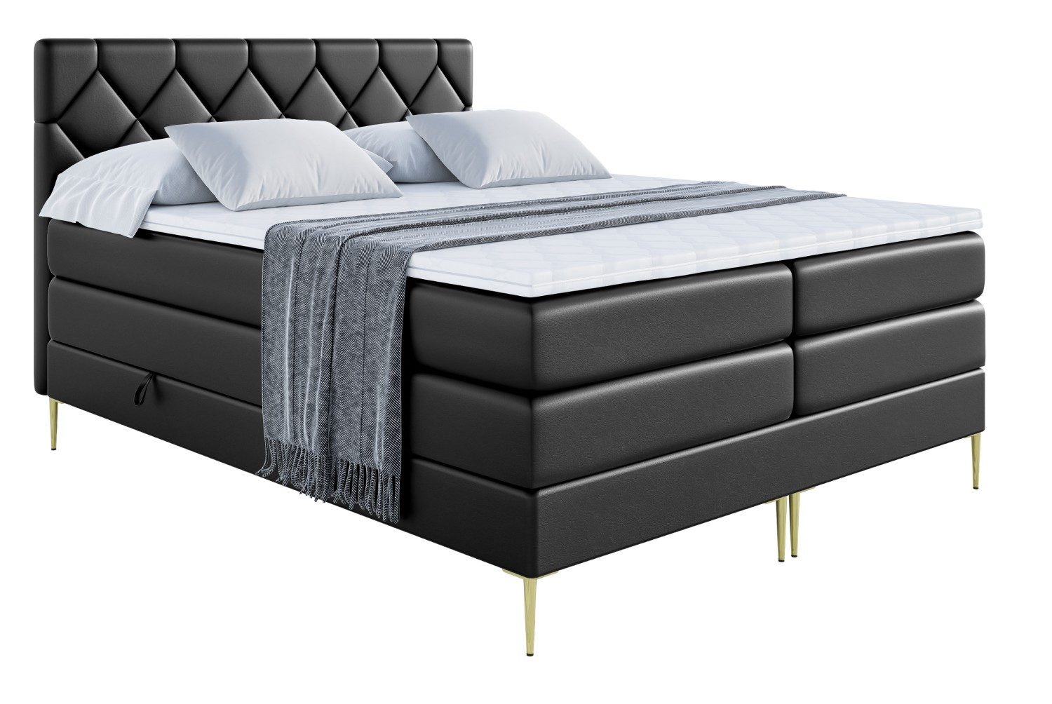 ALTDECOR Boxspringbett CATOR-F KING (Multipocket-Matratze H4, günstig online kaufen