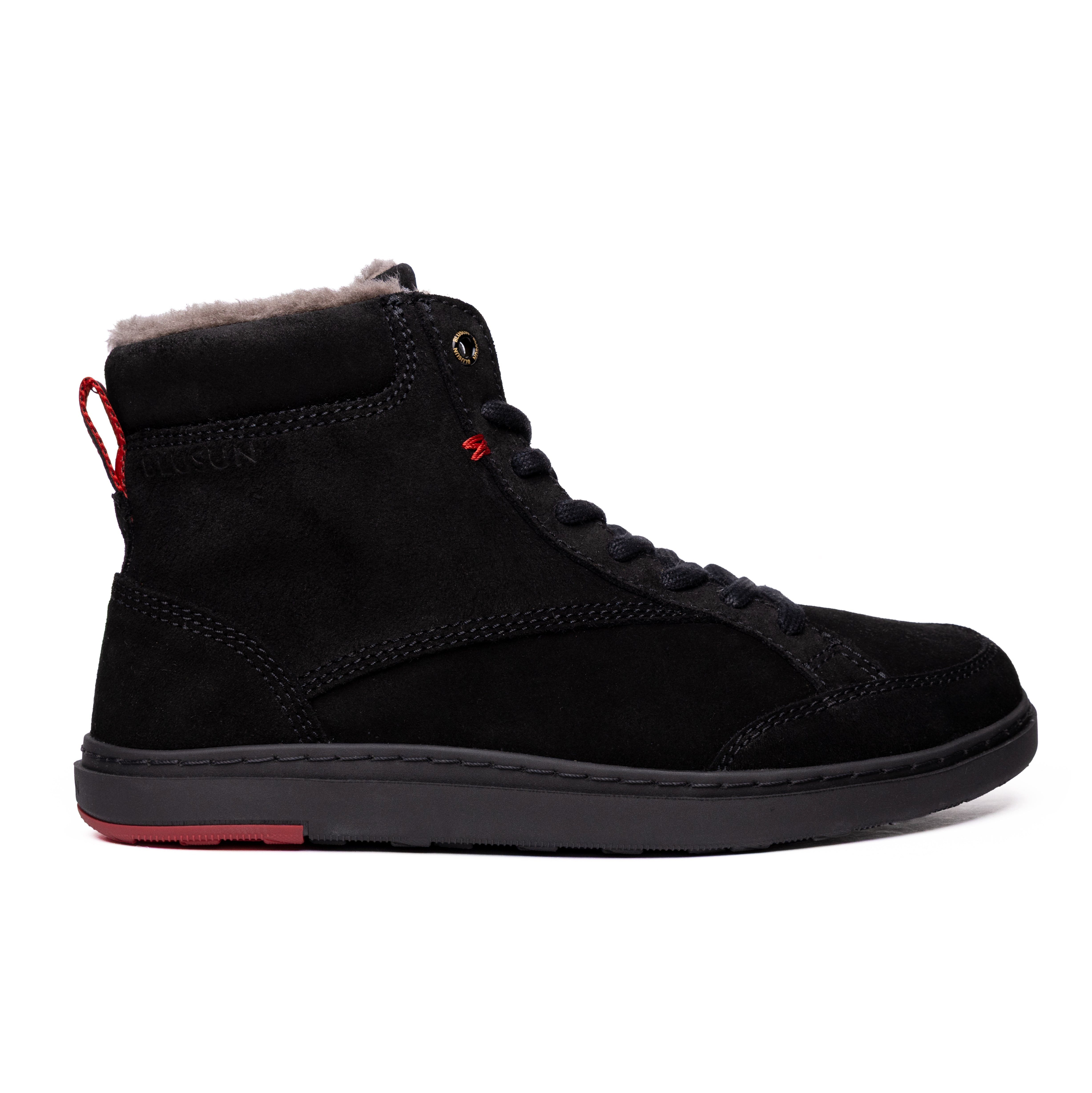 BLUSUN BLSN-035M black Barfußschuh (1 Paar, flexible Barfußsohle) Leder