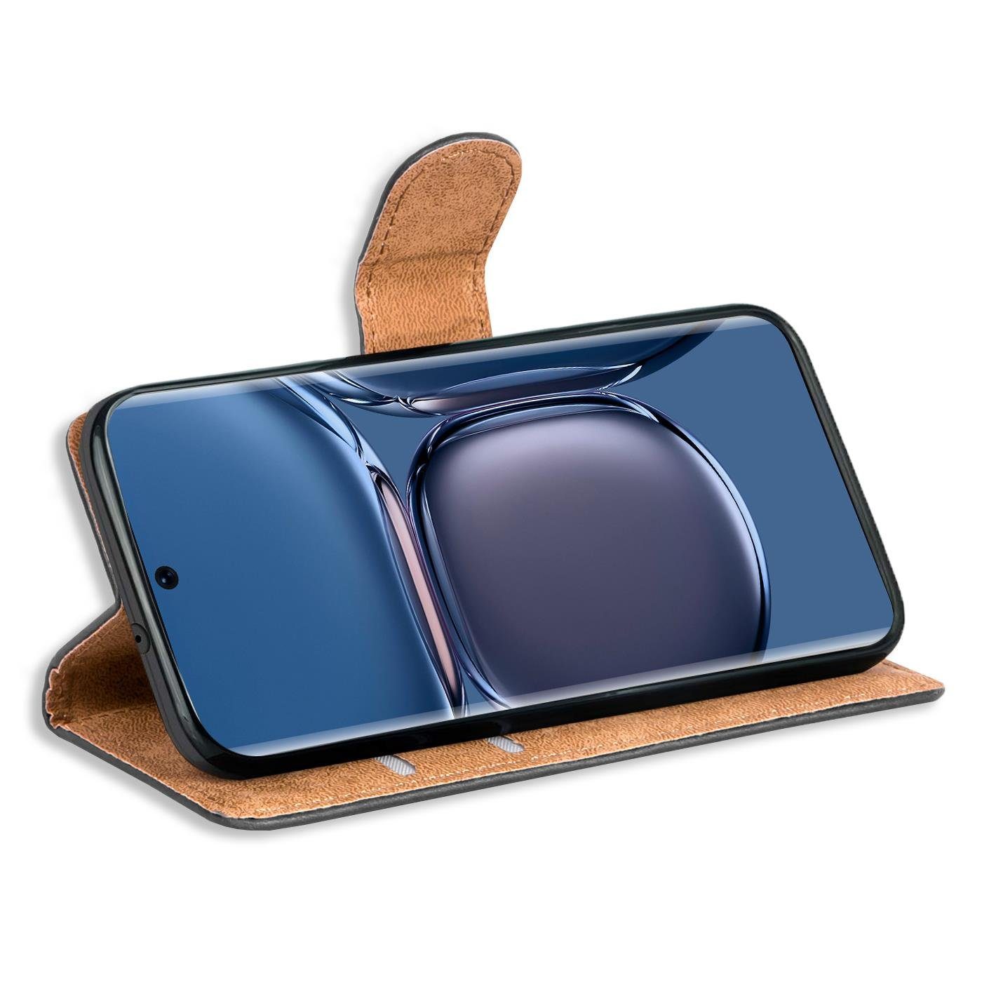 CoolGadget Handyhülle Wallet Klapp Tasche Book Case für Huawei P50 Pro 6,6 Zoll, Hülle Klapphülle Flip Cover Etui Schutzhülle