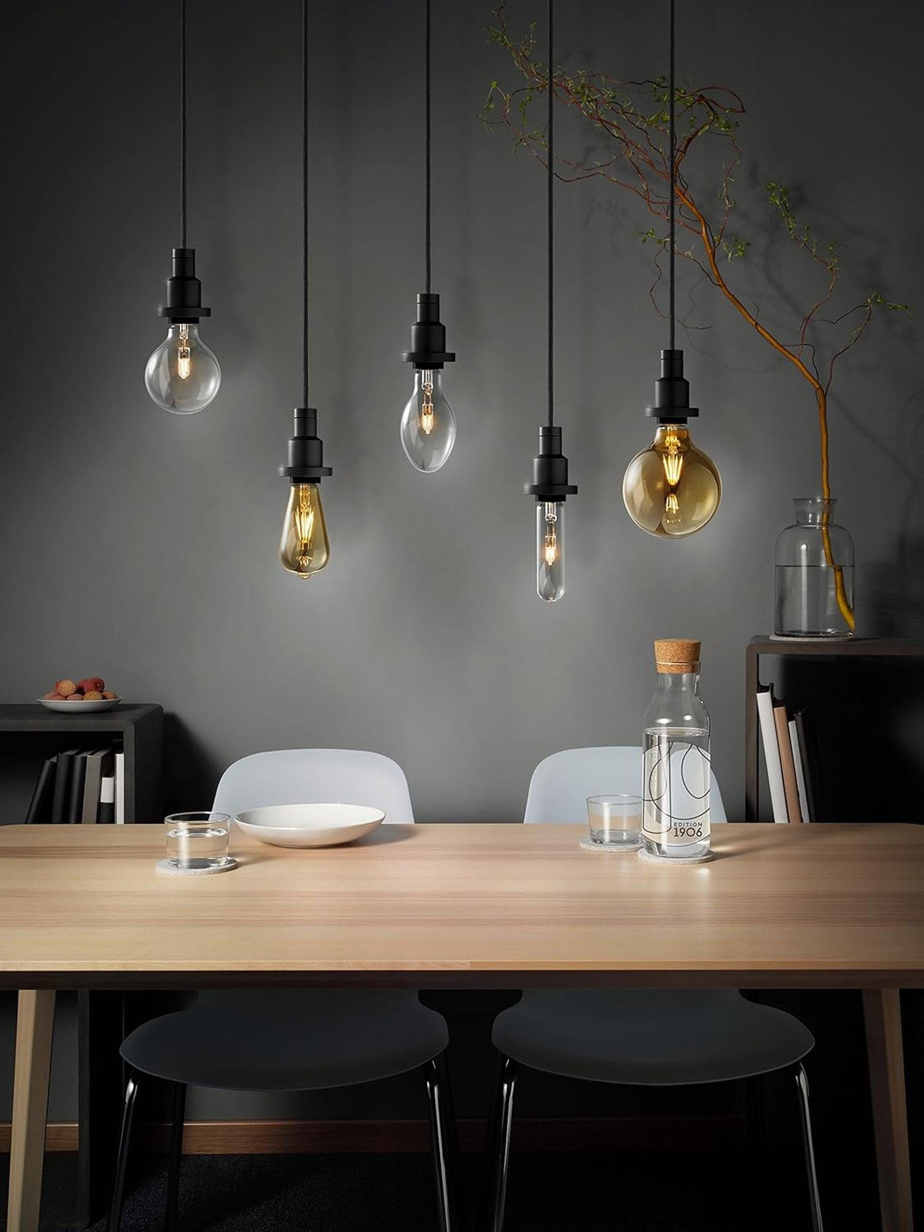 Osram LED-Leuchtmittel E27, Röhrenform Glühbirne Lampe Osram-LED-Vintage-Edition-E27, 20W Warmweiß