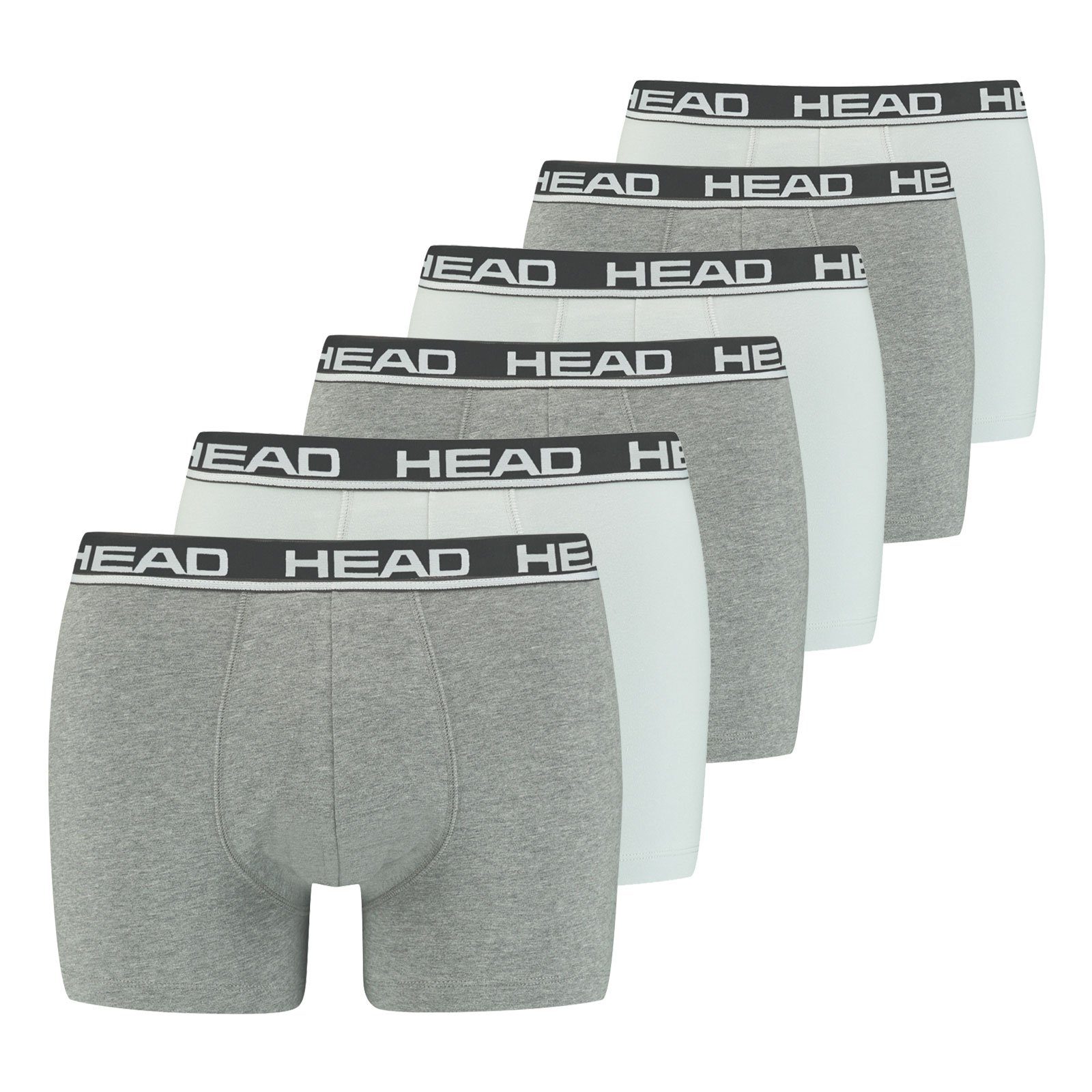 Head Boxer Basic (6-St) mit umlaufendem Markenschriftzug am Bund