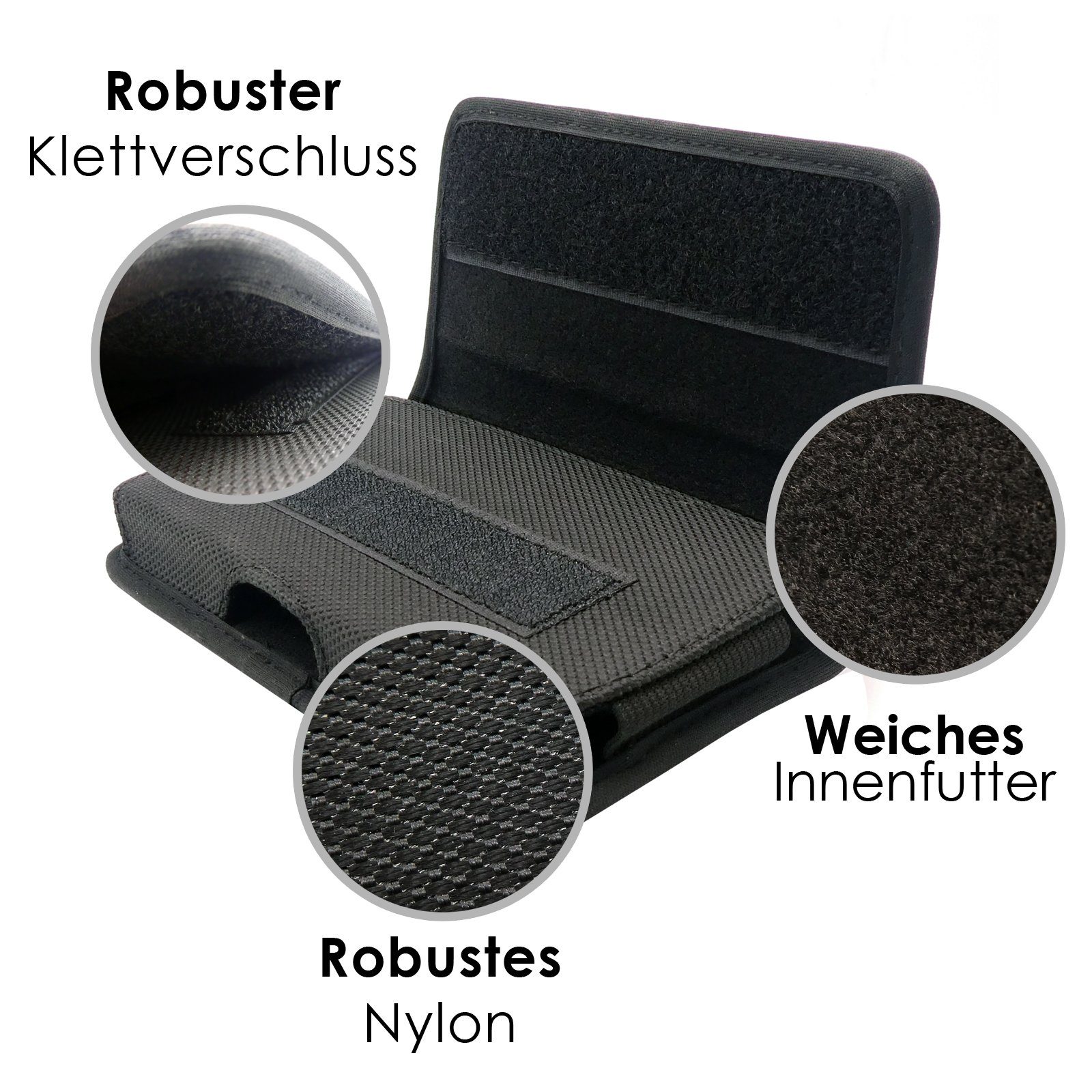 scozzi Handytasche Gürtel Handy Gürteltasche Tasche Smartphone Handyhalterung Universal