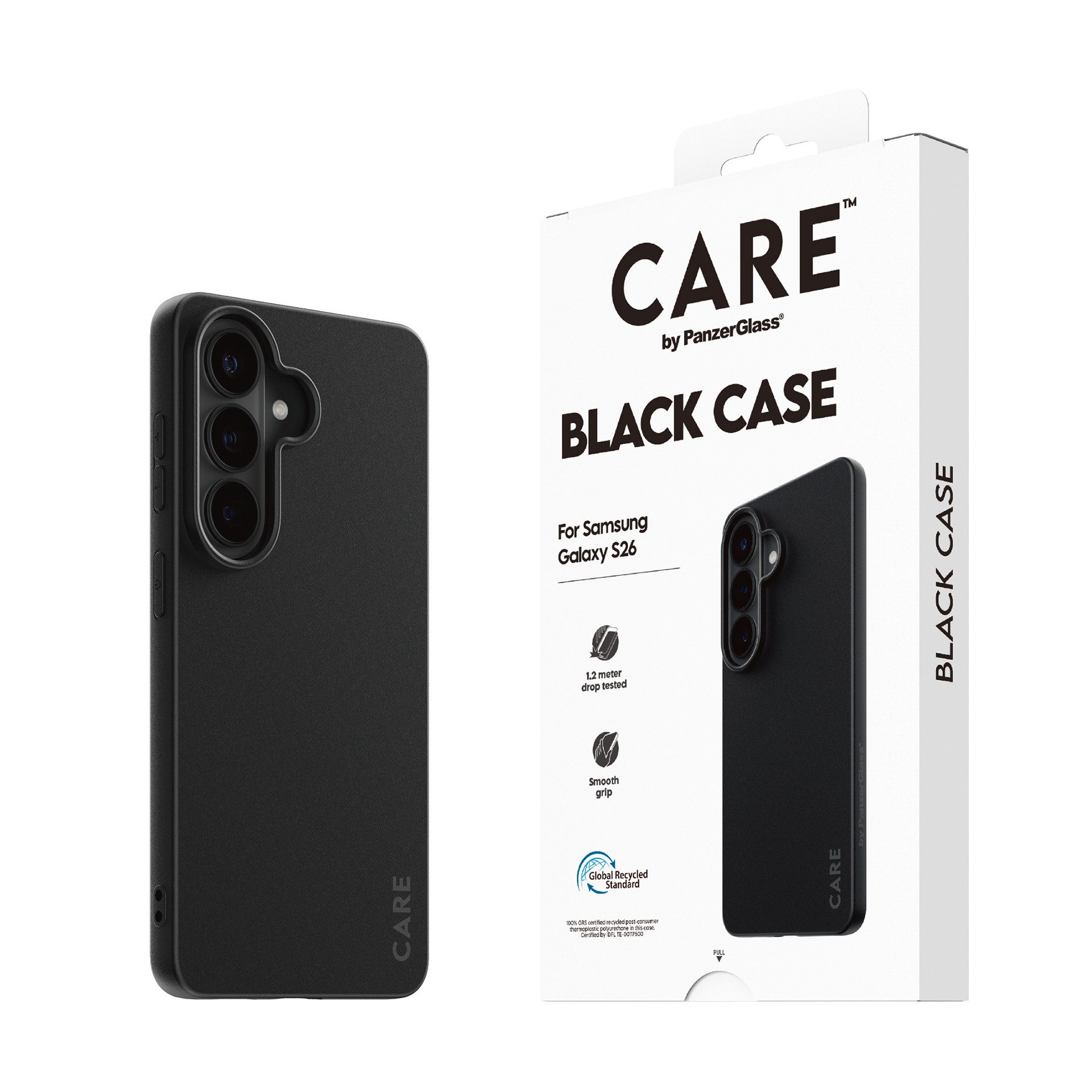 CARE by PanzerGlass Handyhülle TPU Case für Samsung Galaxy S26, Backcover, Schutzhülle, Handyschutzhülle, Case, Schutzcase, stoßfest