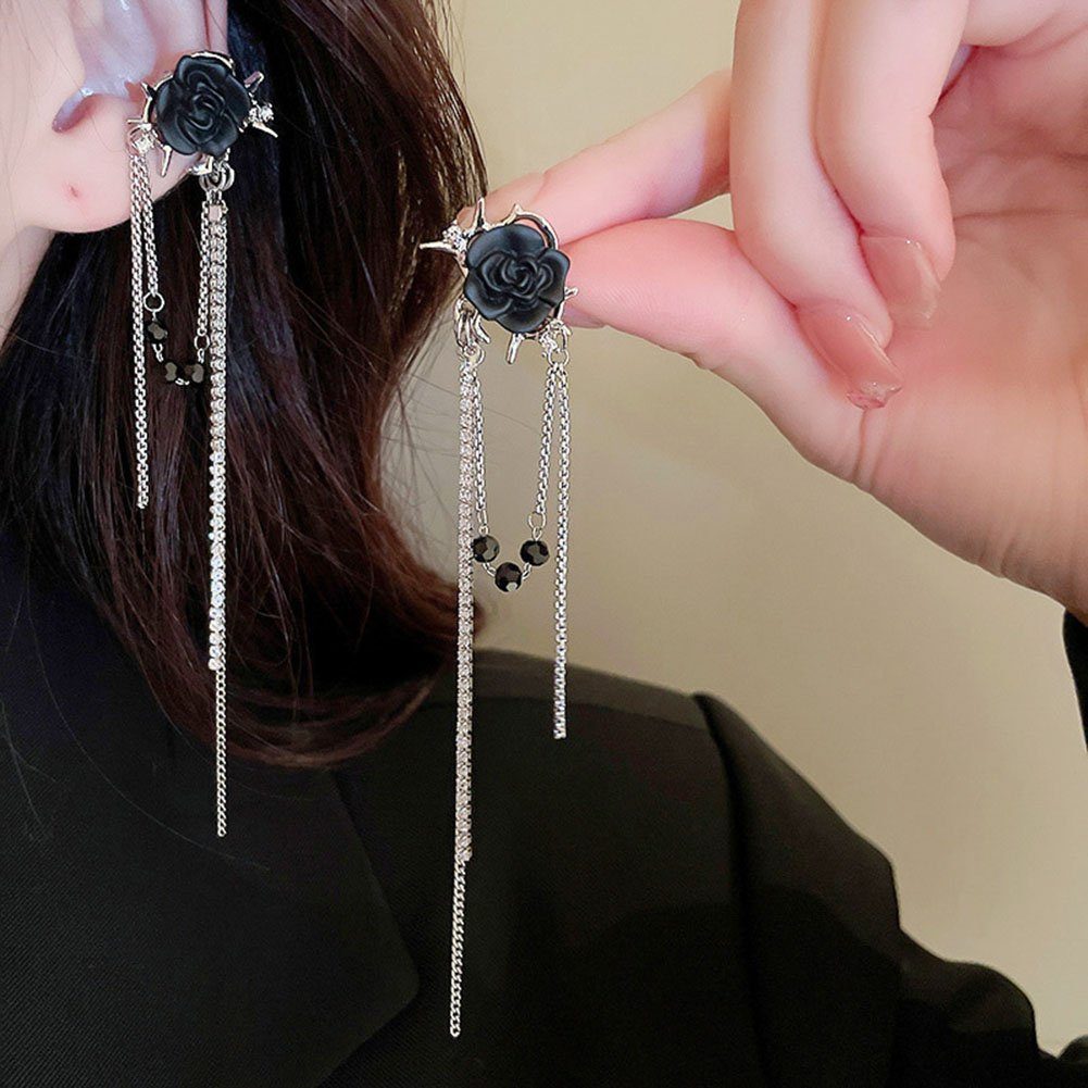 GLAMO Paar Quastenohrring,hängende Ohrringe,für Ohrhänger Frauen,Geschenke