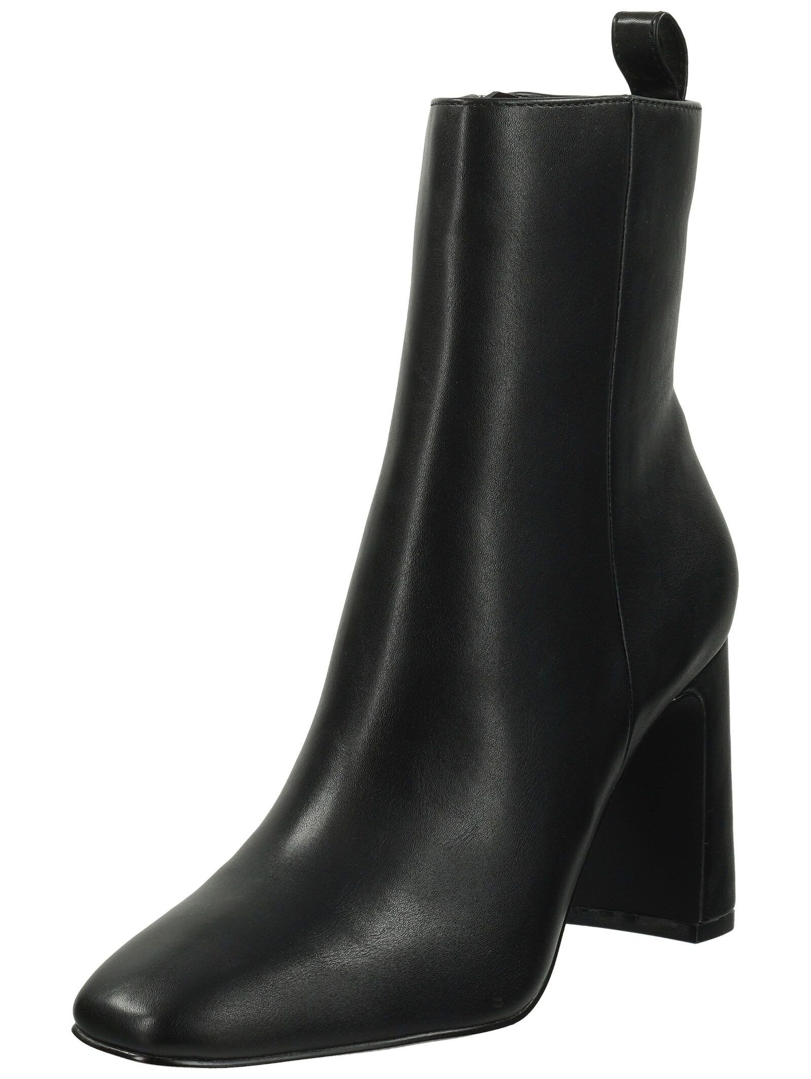 Stiefelette Lederimitat High-Heel-Stiefelette