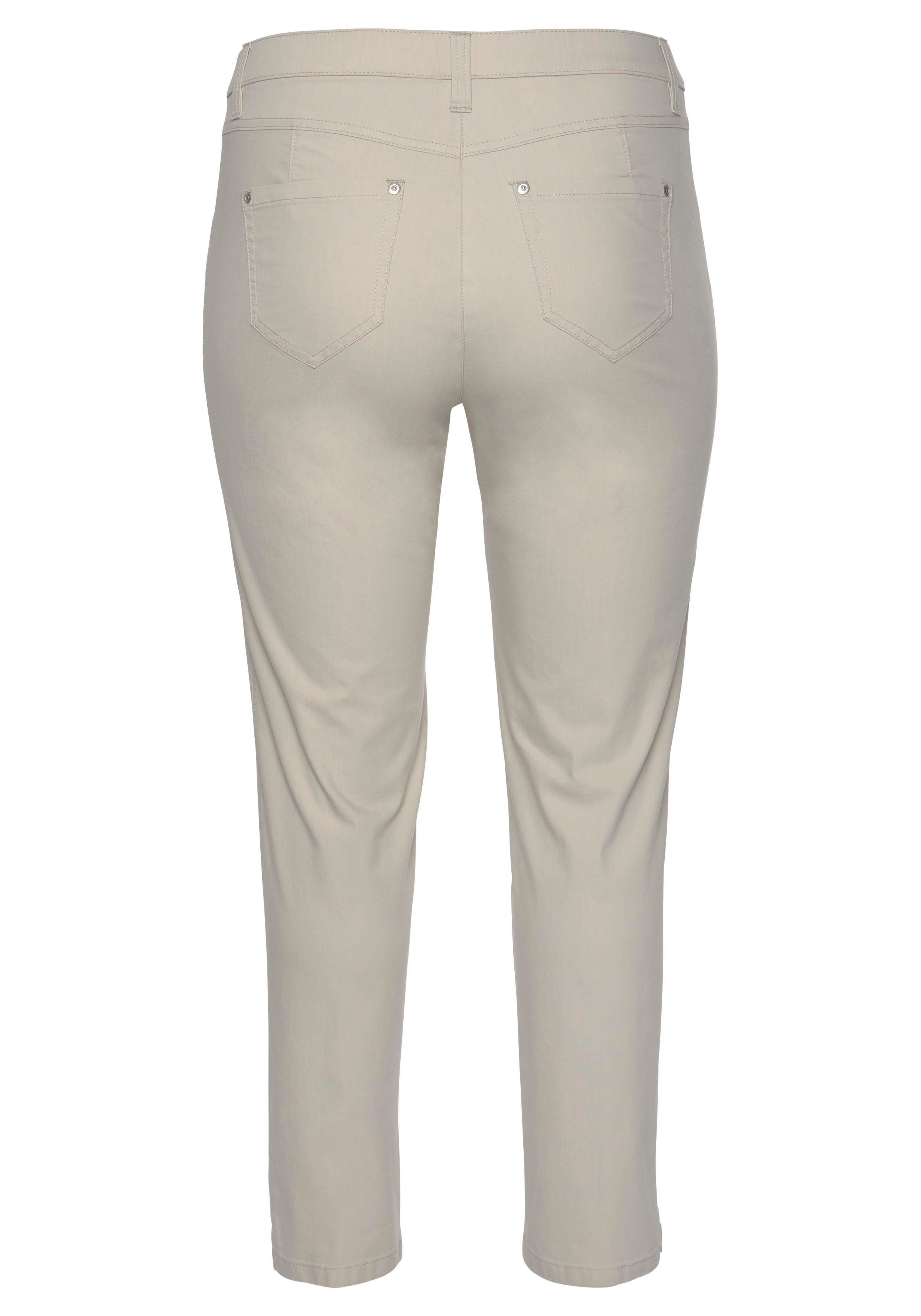 KjBRAND Chinohose Betty Chino mit beige Komfortbund