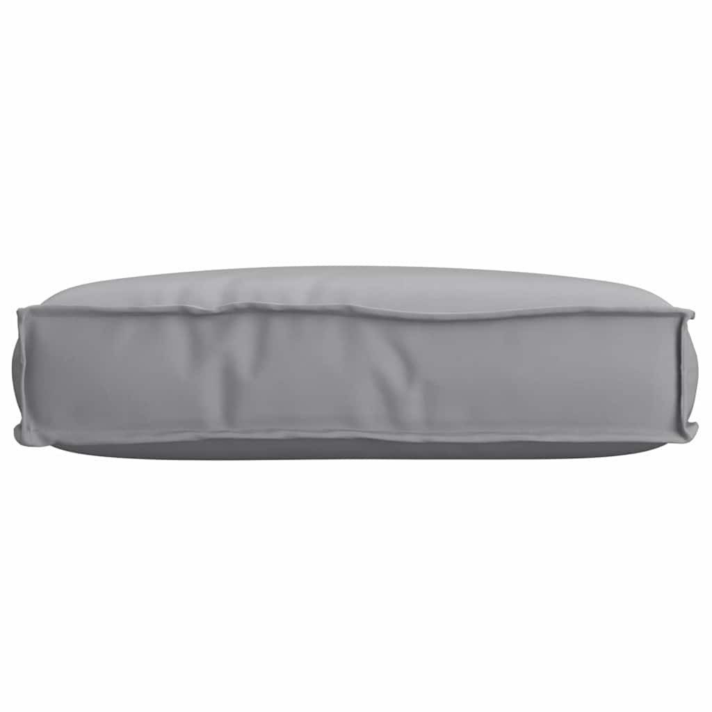 vidaXL Sitzauflage Kissen Grau 60 x 40 x 8 cm Oxford-Stoff, (1 St)