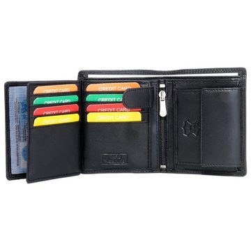 COLOGNELEDER Geldbörse GB-01, Kartenfächer, RFID-Schutz, inkl. Box, Münzfach