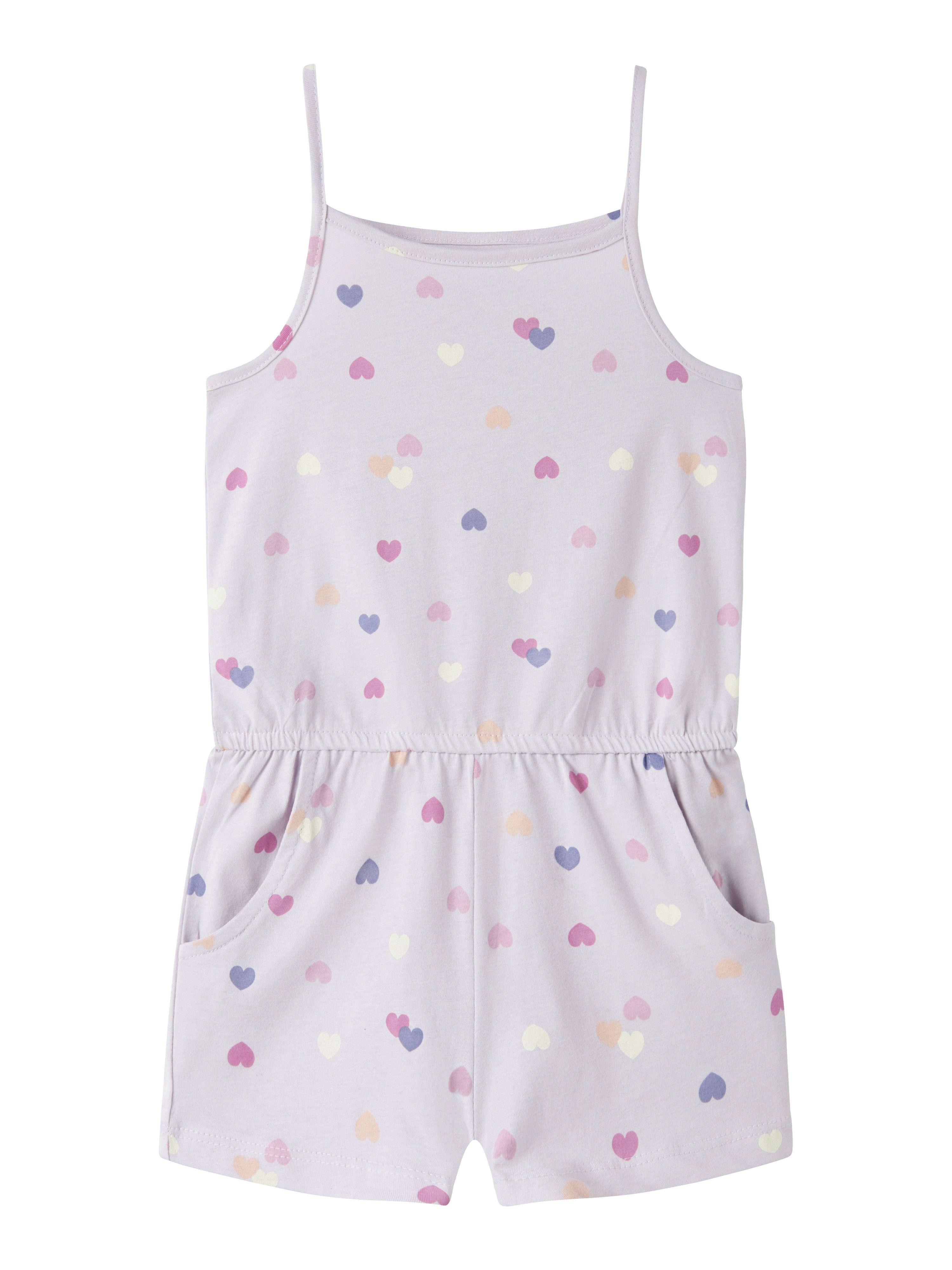 Name It Kurzoverall NMFVIGGA STRAP SUIT Baumwolle, mit Trägern