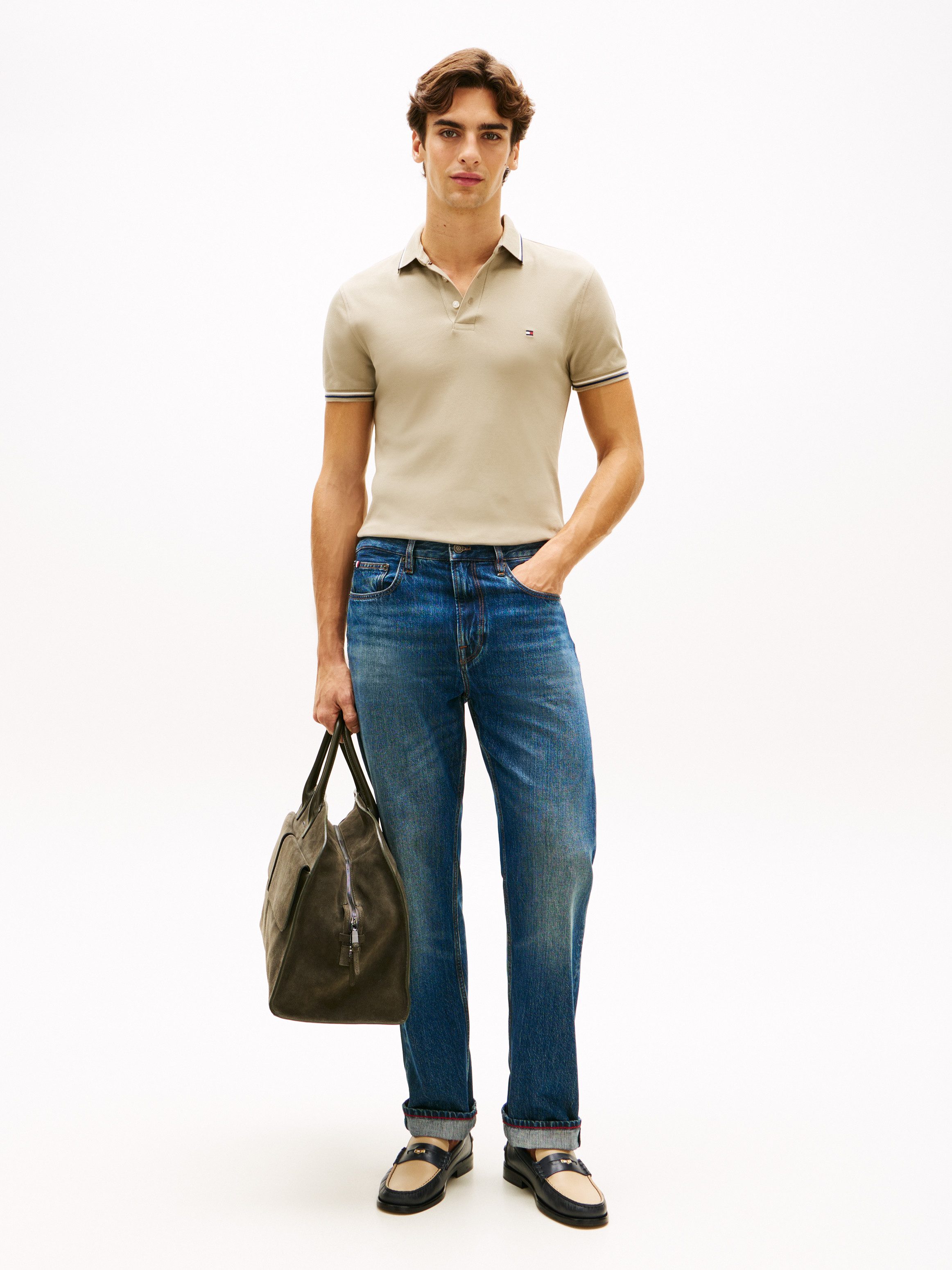 Tommy Hilfiger Poloshirt TOMMY TIPPED SLIM POLO