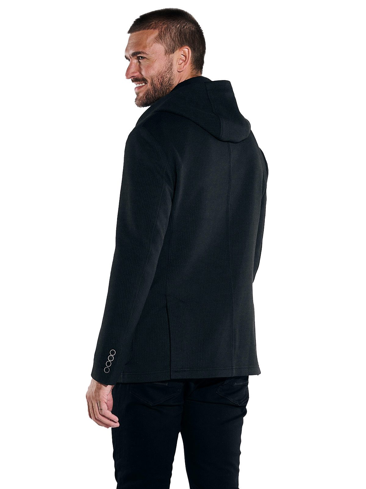 emilio adani Sakko emilio adani Herren Freizeit-Sakko slim fit, Schwarz günstig online kaufen