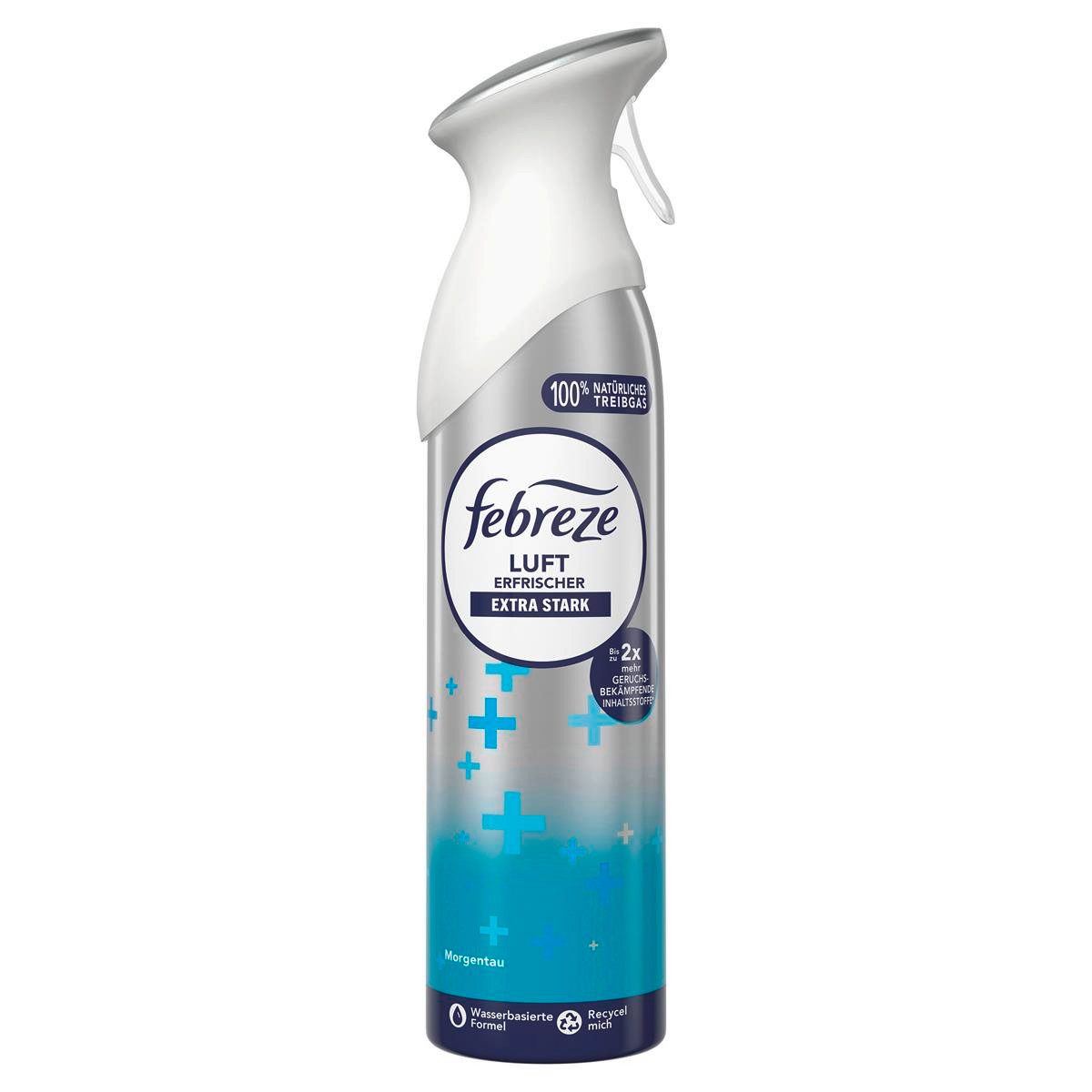 Raumduft Febreze Lufterfrischer Extra Stark Morgentau 185ml - Raumduft (1er Pac