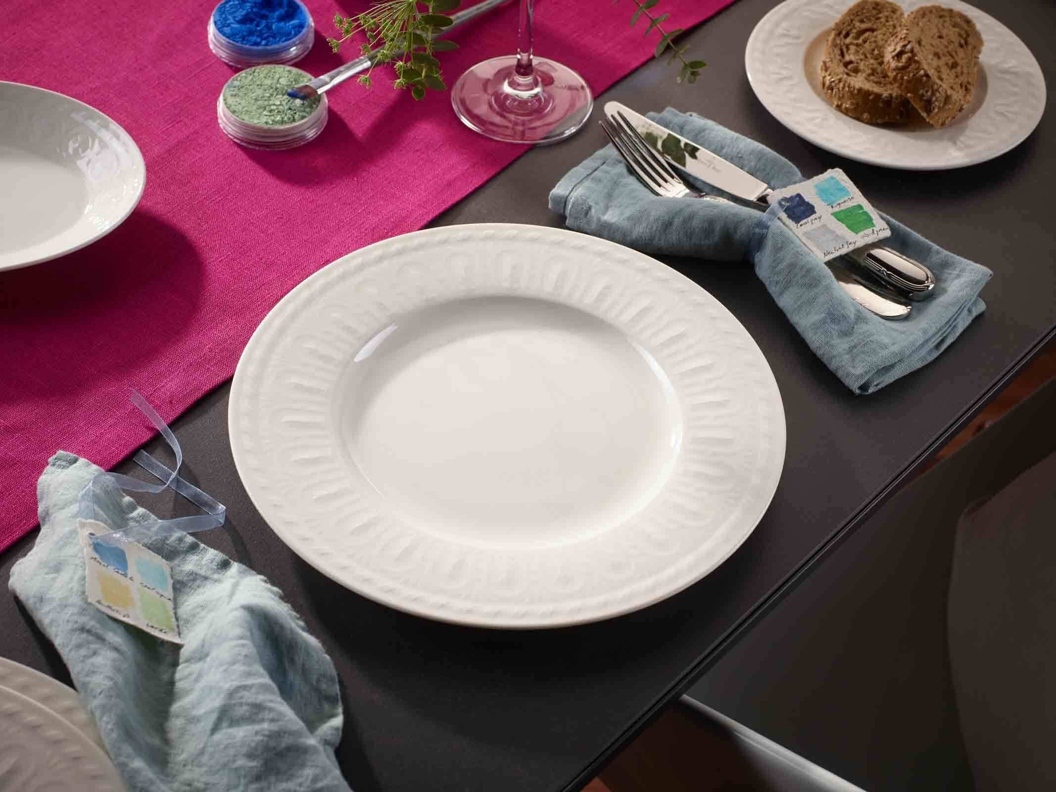 Villeroy & Boch Tafelservice Cellini Teller-Set 12er Set (12-tlg), 4 Personen, Porzellan