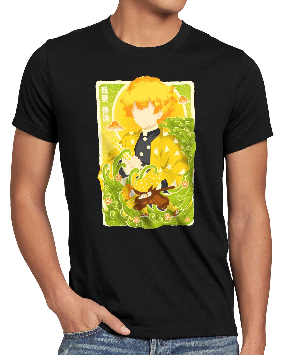 style3 T-Shirt demon slayer zenitsu agatsuma nezuko kamado tanjiro inosuke hashibira