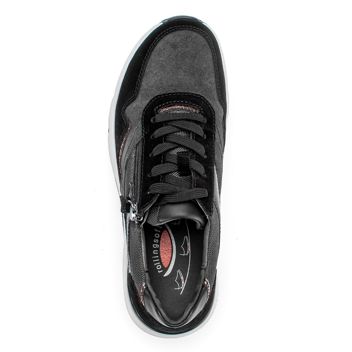 Gabor Gabor 6.896.39, Sneaker, Grau, Damen Sneaker