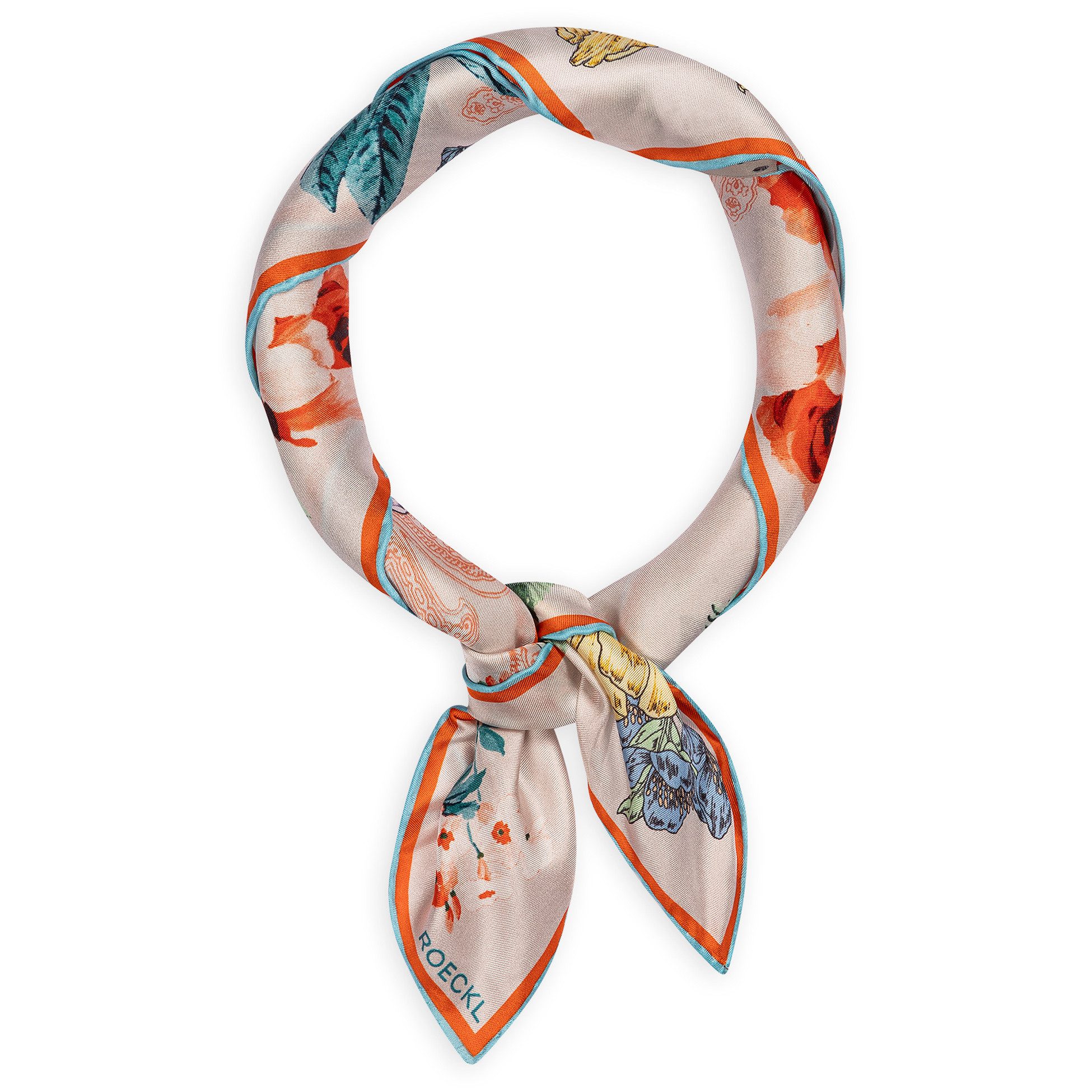 Roeckl Nickituch Paisley & Flowers, Seidentuch mit floralem Muster günstig online kaufen