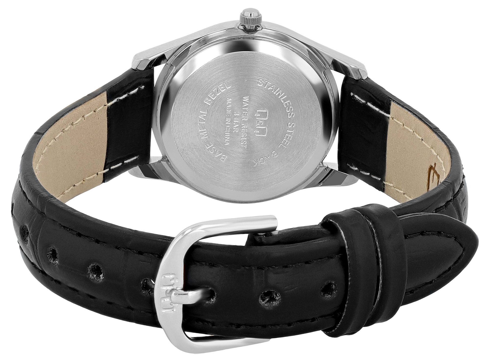 Q&Q Quarzuhr C49A Damenuhr mit Lederimitationsband günstig online kaufen