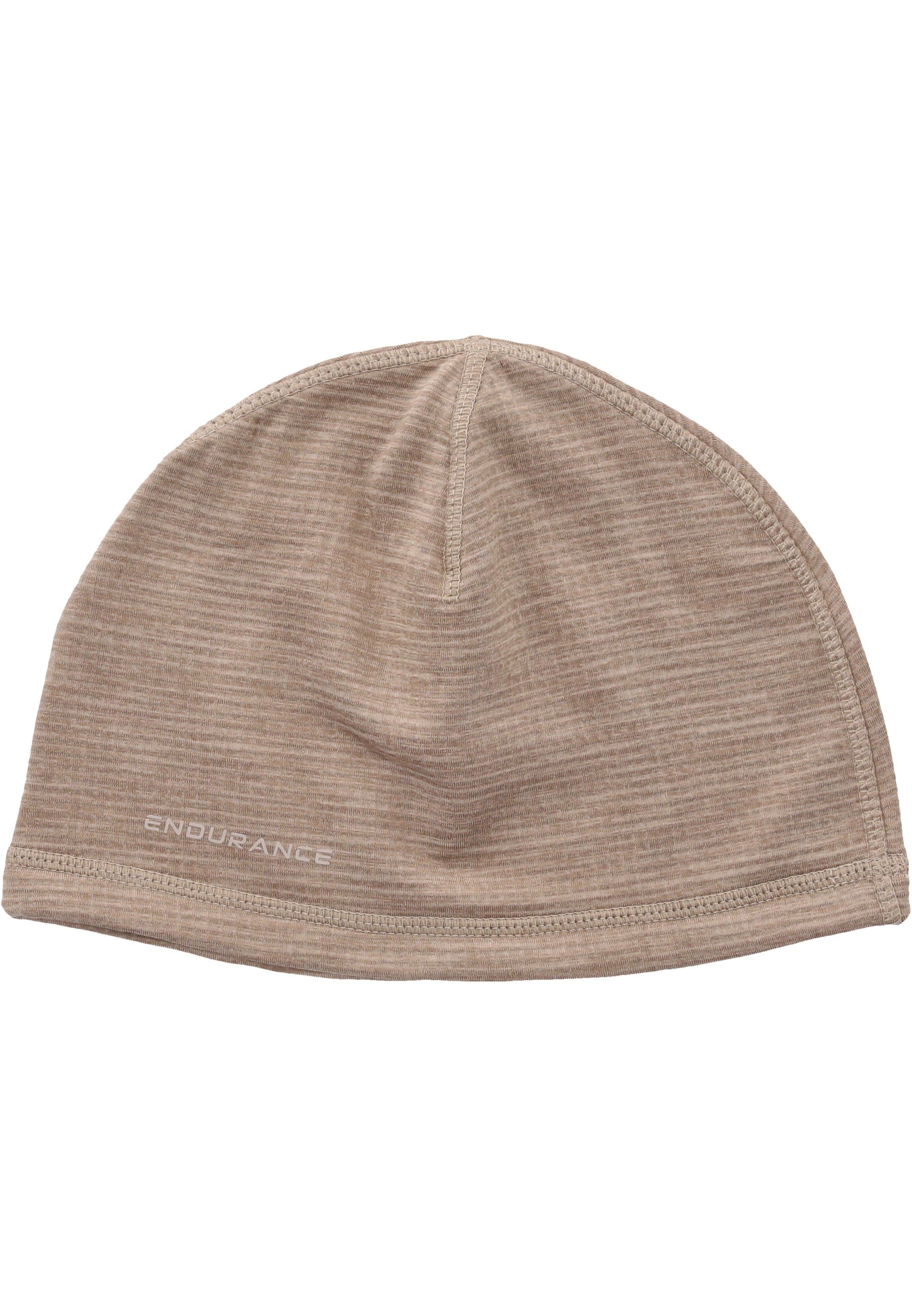 ENDURANCE Beanie Nevier mit taupe dezentem Waffelmuster