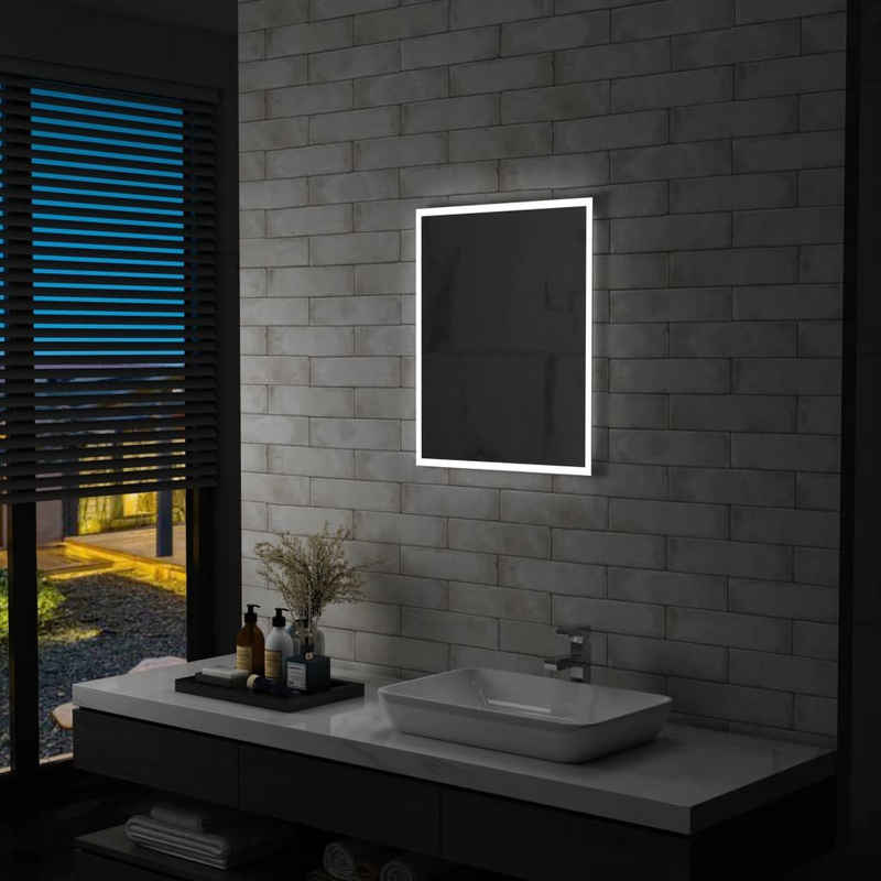 vidaXL Spiegel Badezimmer-Wandspiegel mit LEDs 50x60 cm (1-St)
