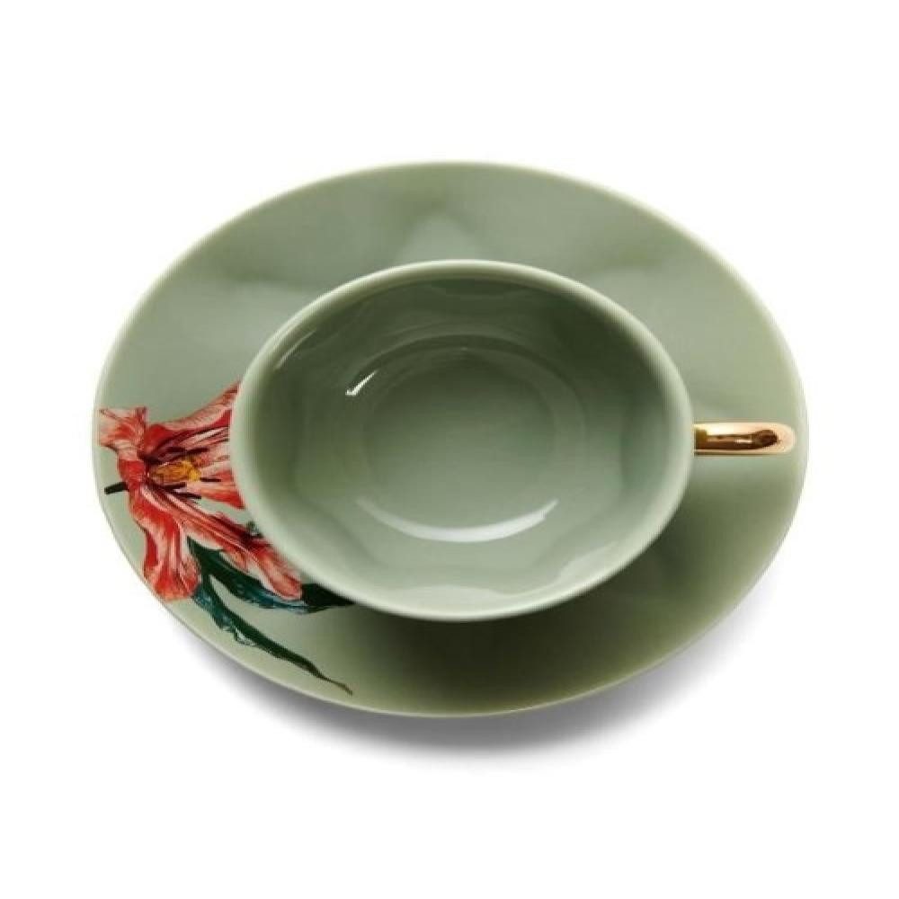 Essenza Tasse Gallery, Tasse mit Untersetzer von ESSENZA, Porzellan