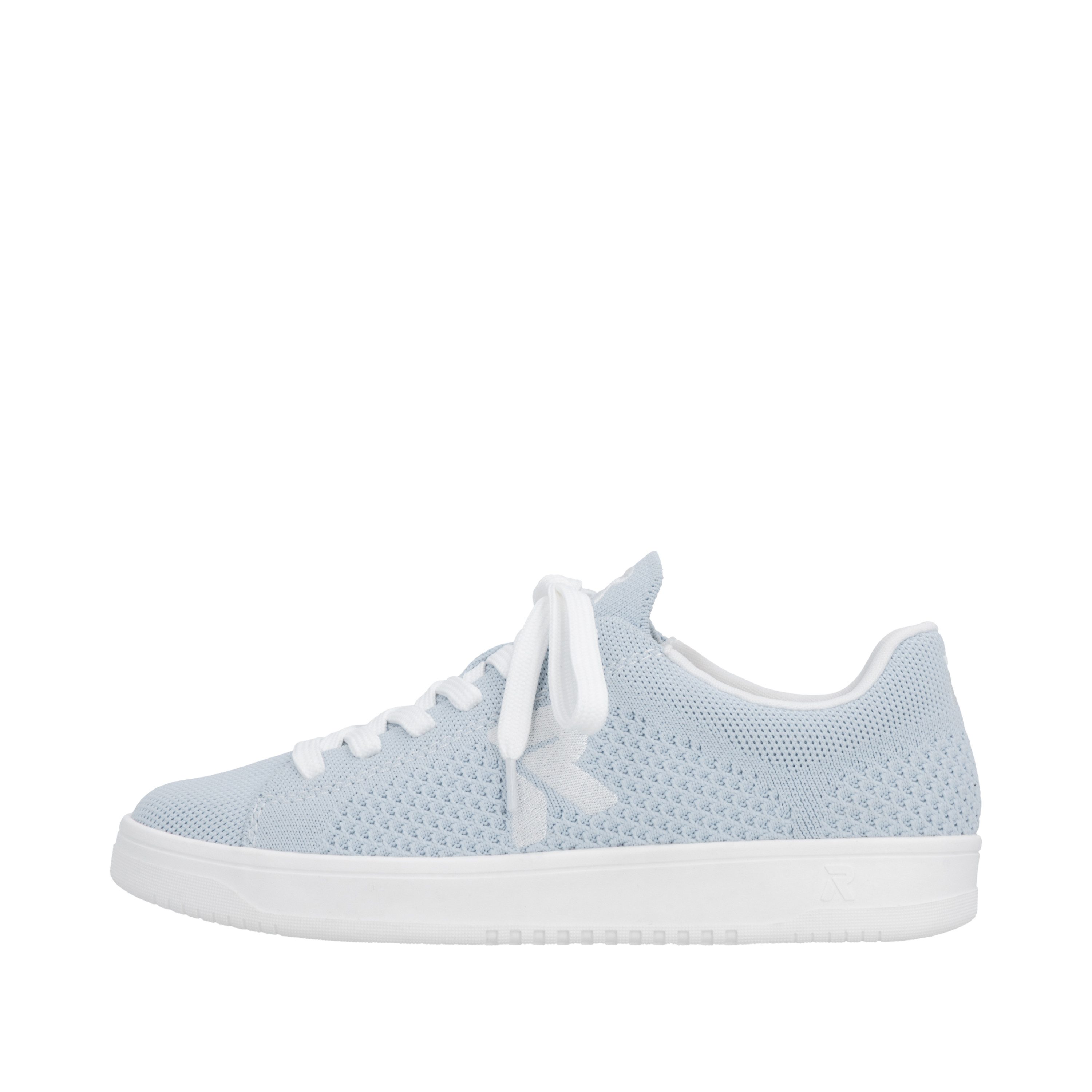 Rieker Sport Plateausneaker Slip-on Sneaker, Halbschuh, Freizeitsneaker mit aufgesetzter Schnürung