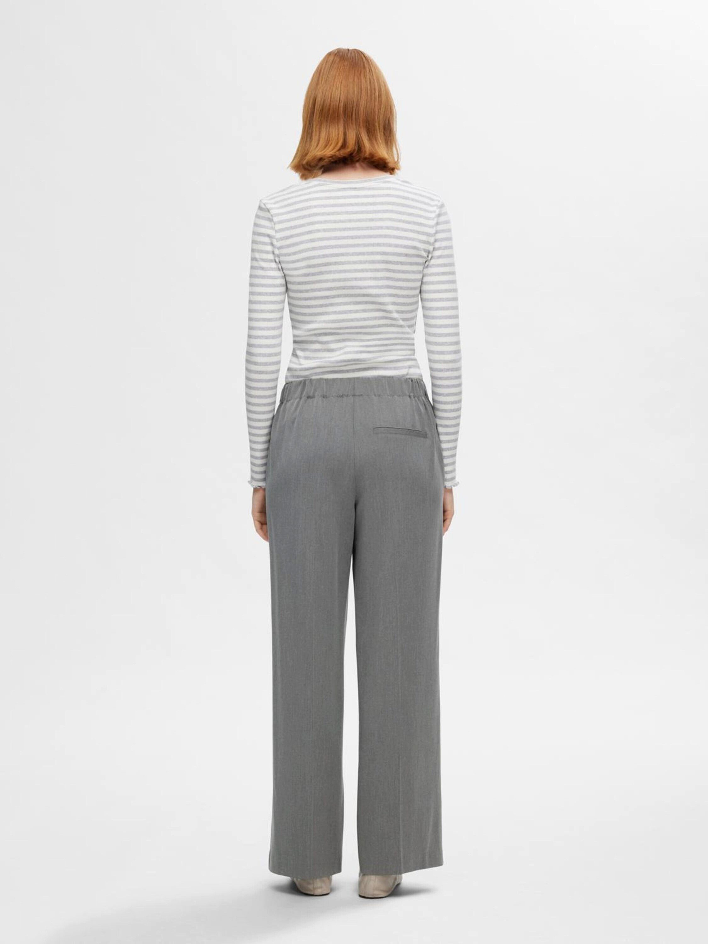 Selected Bügelfaltenhose SLFEmma-Tara (1-tlg) Falten günstig online kaufen