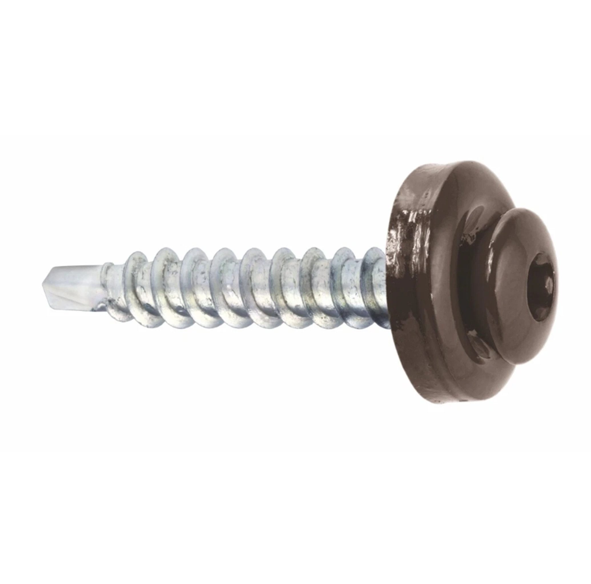 Klimas Spenglerschraube WDD Trapezblechschrauben Bohrschrauben 4,8x35mm RAL-Palette 250 St.