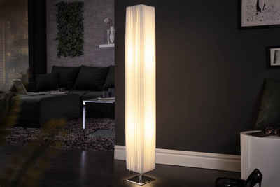 riess-ambiente Stehlampe »PARIS 120cm weiß / silber«, ohne Leuchtmittel, Modern Design