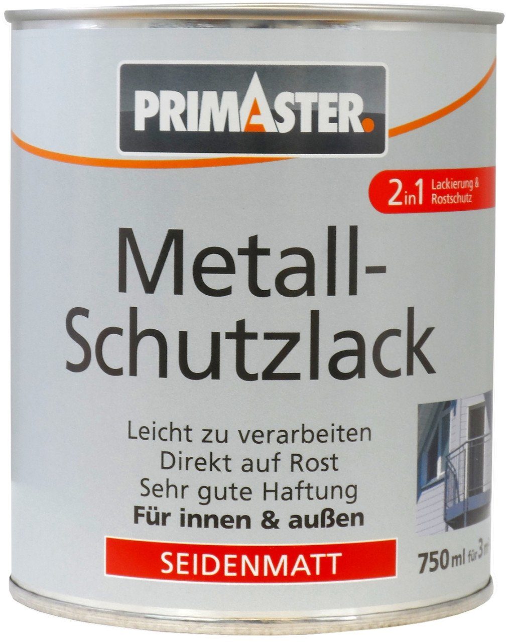 Primaster Metallschutzlack ml RAL Metall-Schutzlack 750 6005 Primaster