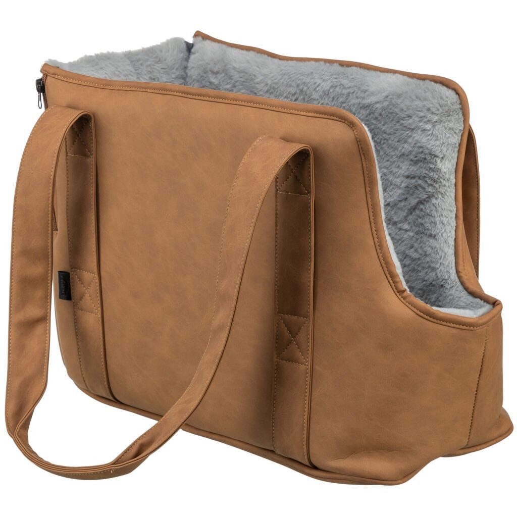 TRIXIE Tiertransporttasche Tasche Evelyn - braun/grau - 40 × 30 × 20 cm