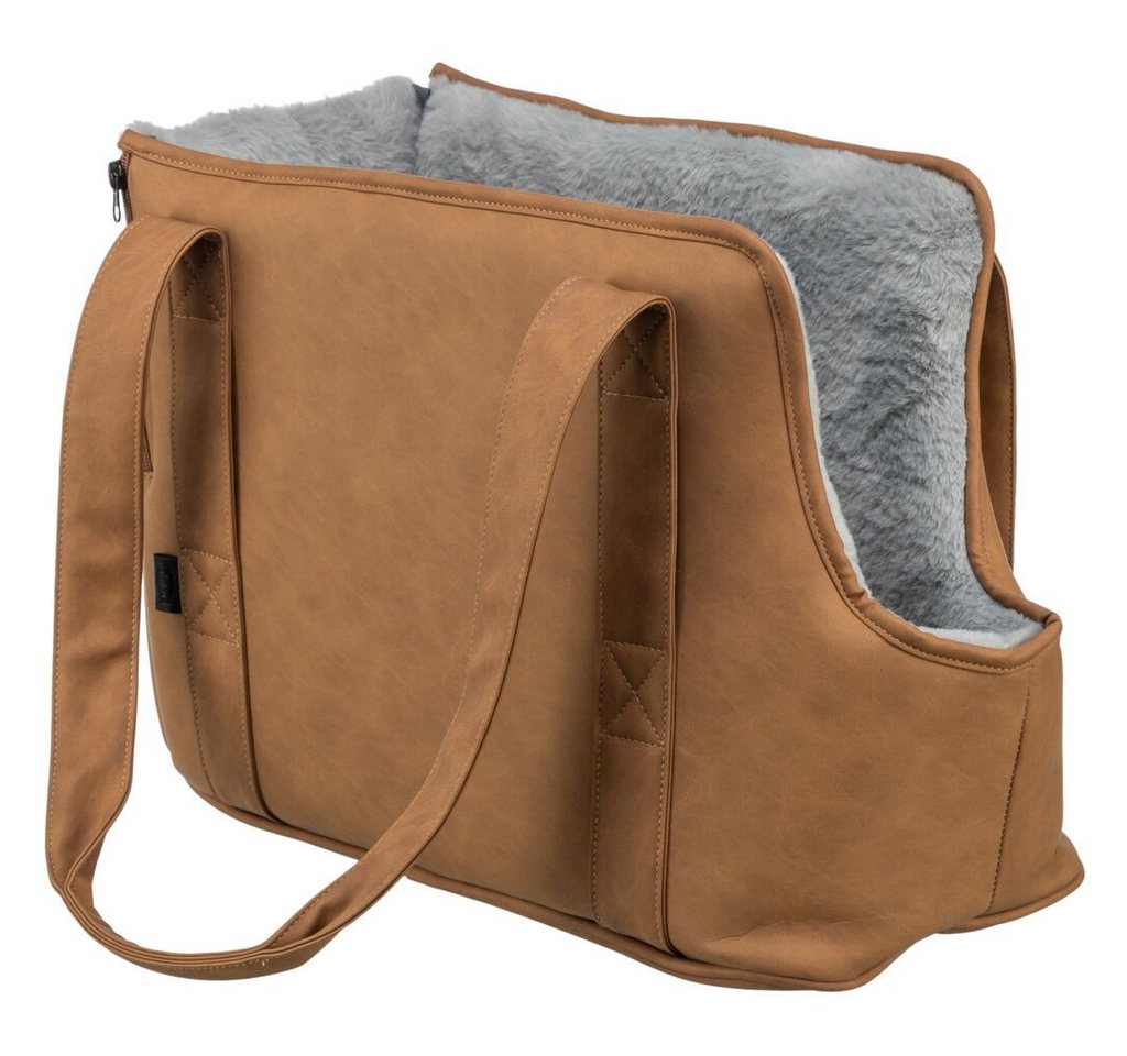 TRIXIE Tiertransporttasche Tasche Evelyn - braun/grau - 40 × 30 × 20 cm