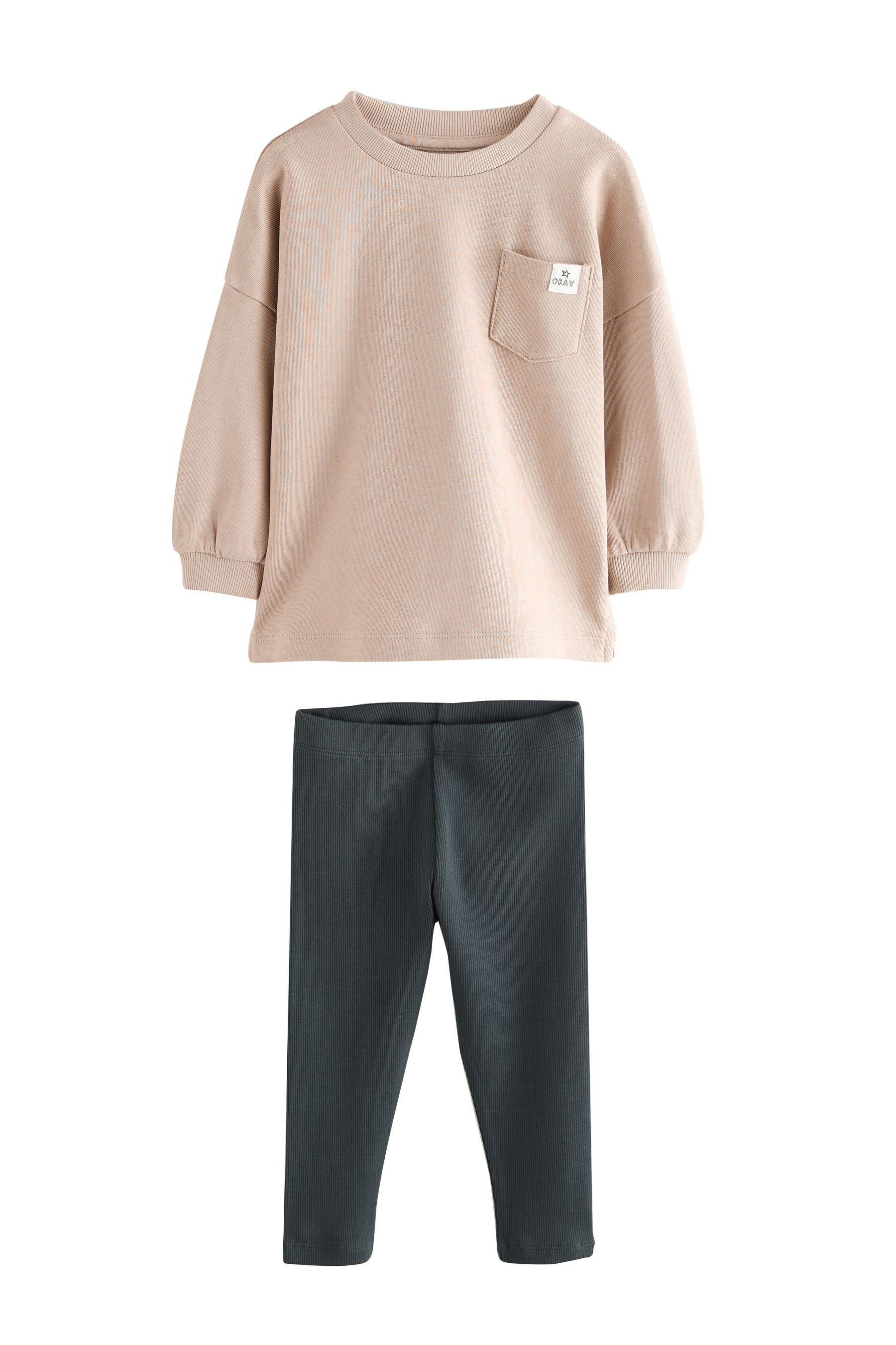 Next Shirt & Leggings Langarmoberteil und Leggings im Set (2-tlg)