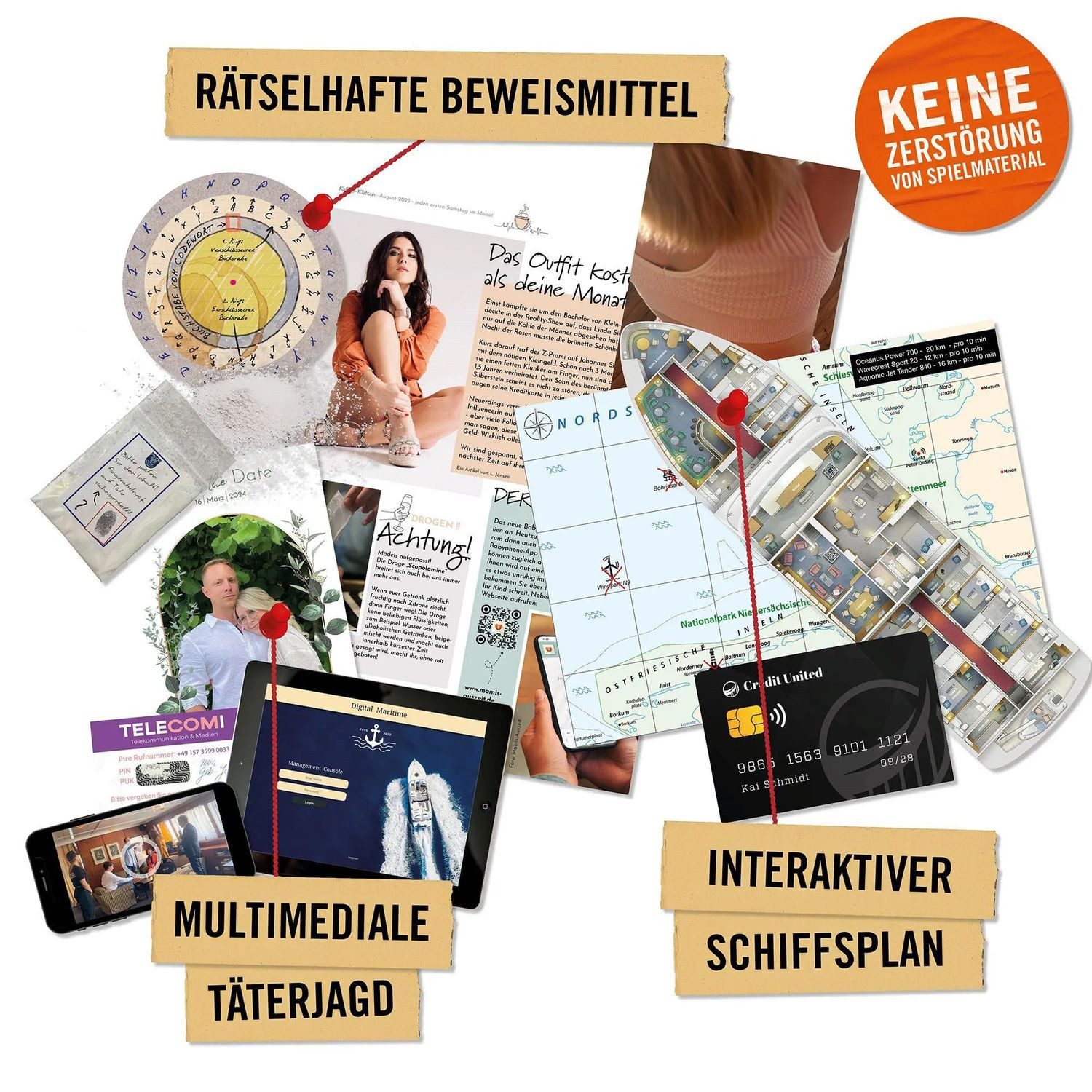 Pegasus Spiele Spiel Hidden Games Tatort: Tödliche Überfahrt