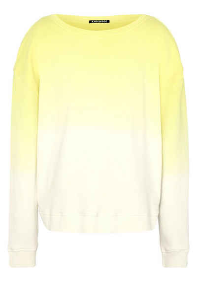 Chiemsee Sweatshirt Sweater im bedruckten Fade-Out-Design 1