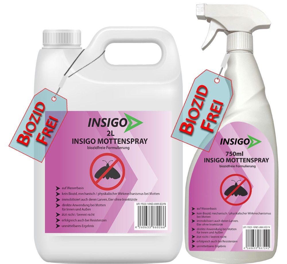 Insektenspray Mottenspray, Motten Bekämpfung