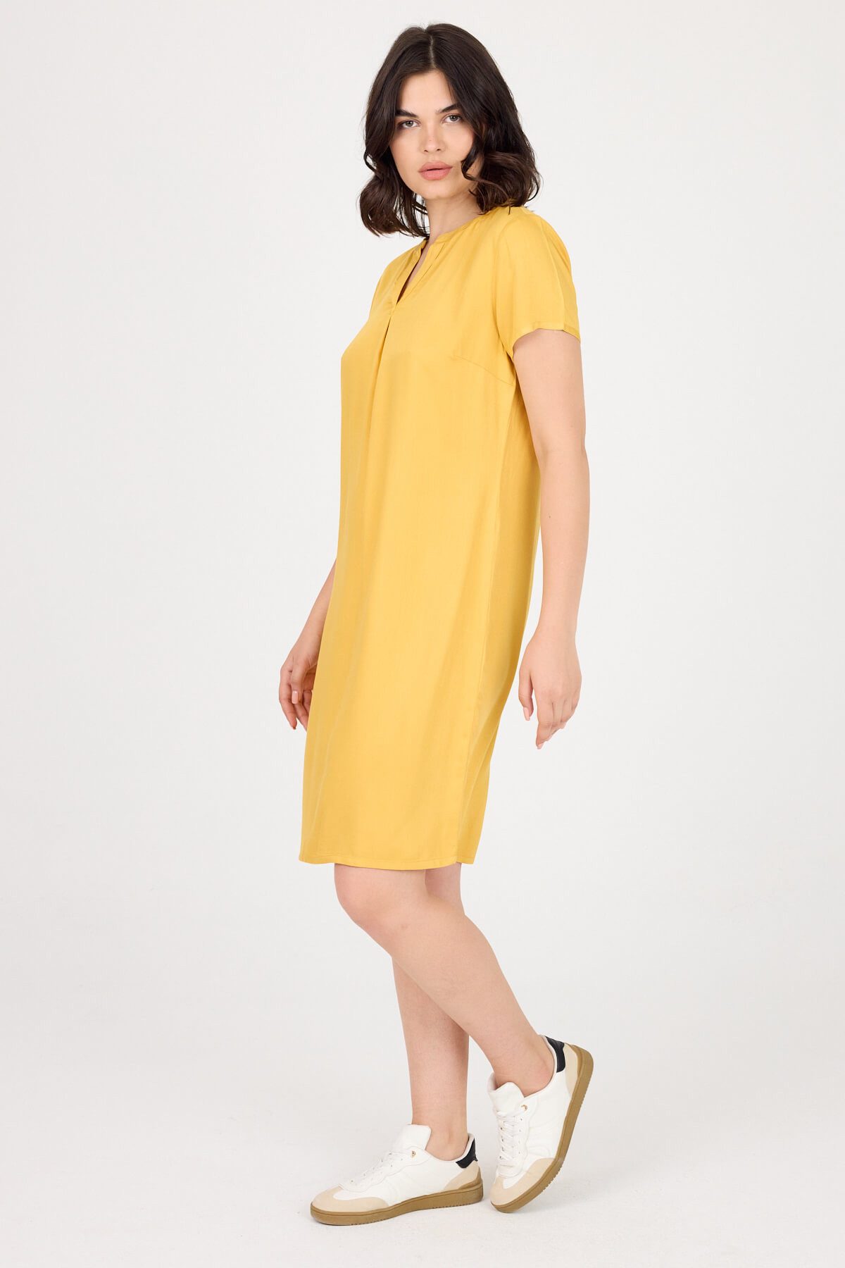 Phistan Midikleid Damenkleid aus Viskose günstig online kaufen