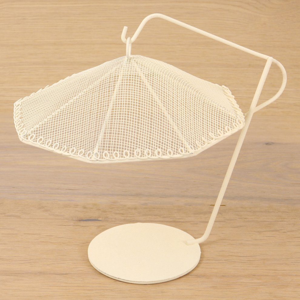 Dekofigur Minigarten Sonnenschirm groß, weiß 19 günstig online kaufen