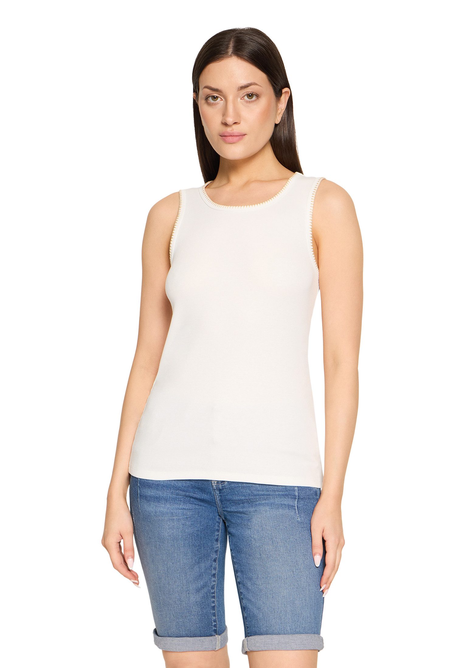 Cartoon T-Shirt Damen mit Rundhalsausschnitt (1-tlg)