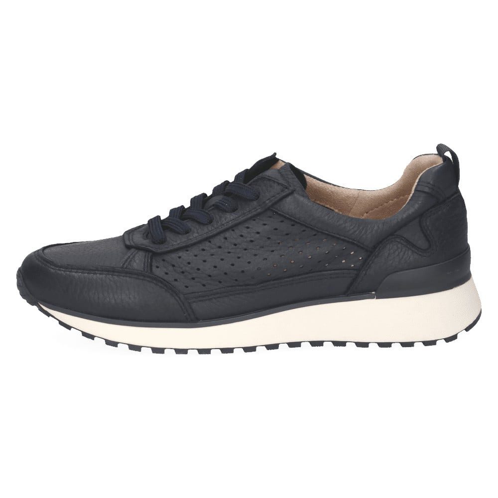 Caprice 23500 (Leder) oceanblau Damen Sneaker
