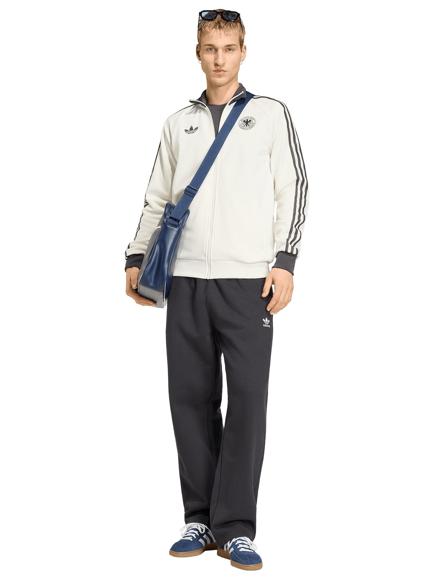 adidas Performance Sweatshirt FC Bayern München, Trainingstop Originals DFB, Herren, Off white