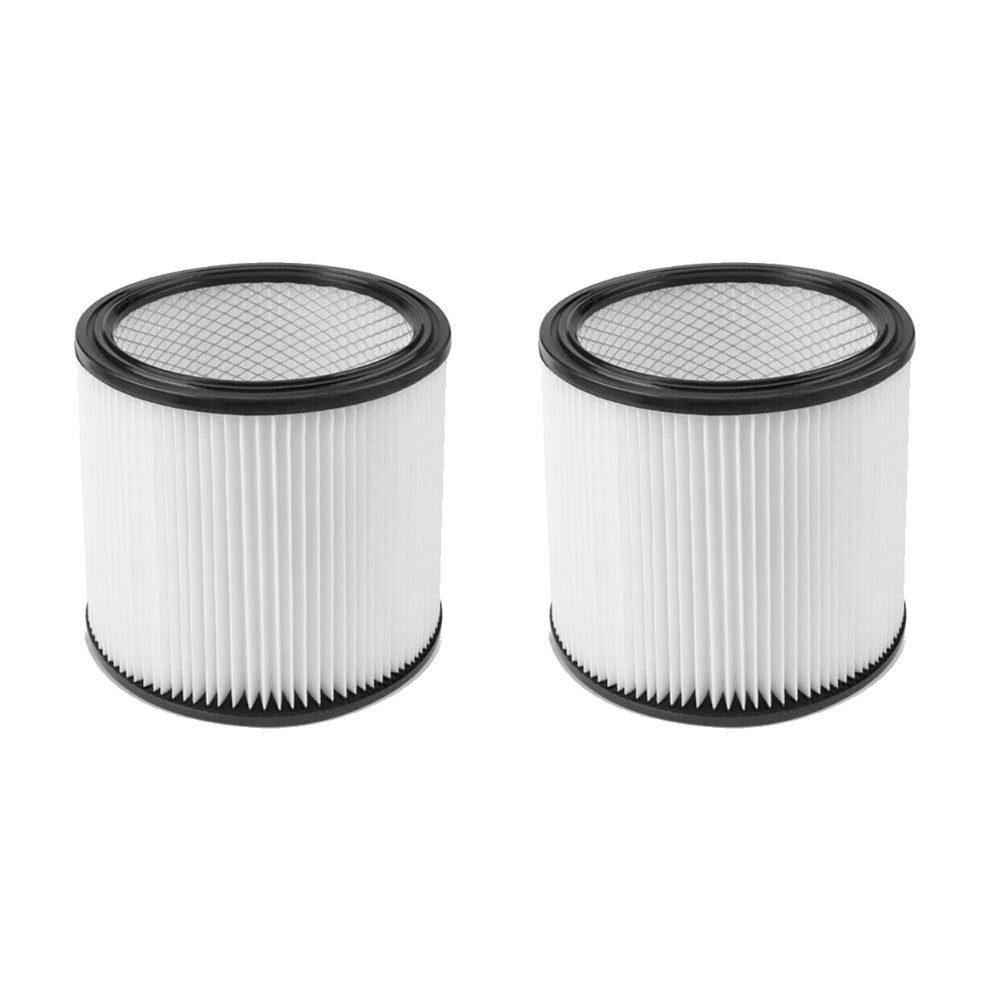 Trade-Shop Patronenfilter 2x passend für ShopVac K11-SQ14 K12-1400S K11-1400S BMB110040 K14-SQ14, für Shop-Vac 90304 90350 90333, (2-St), Faltenfilter / Rundfilter / Lamellenfilter