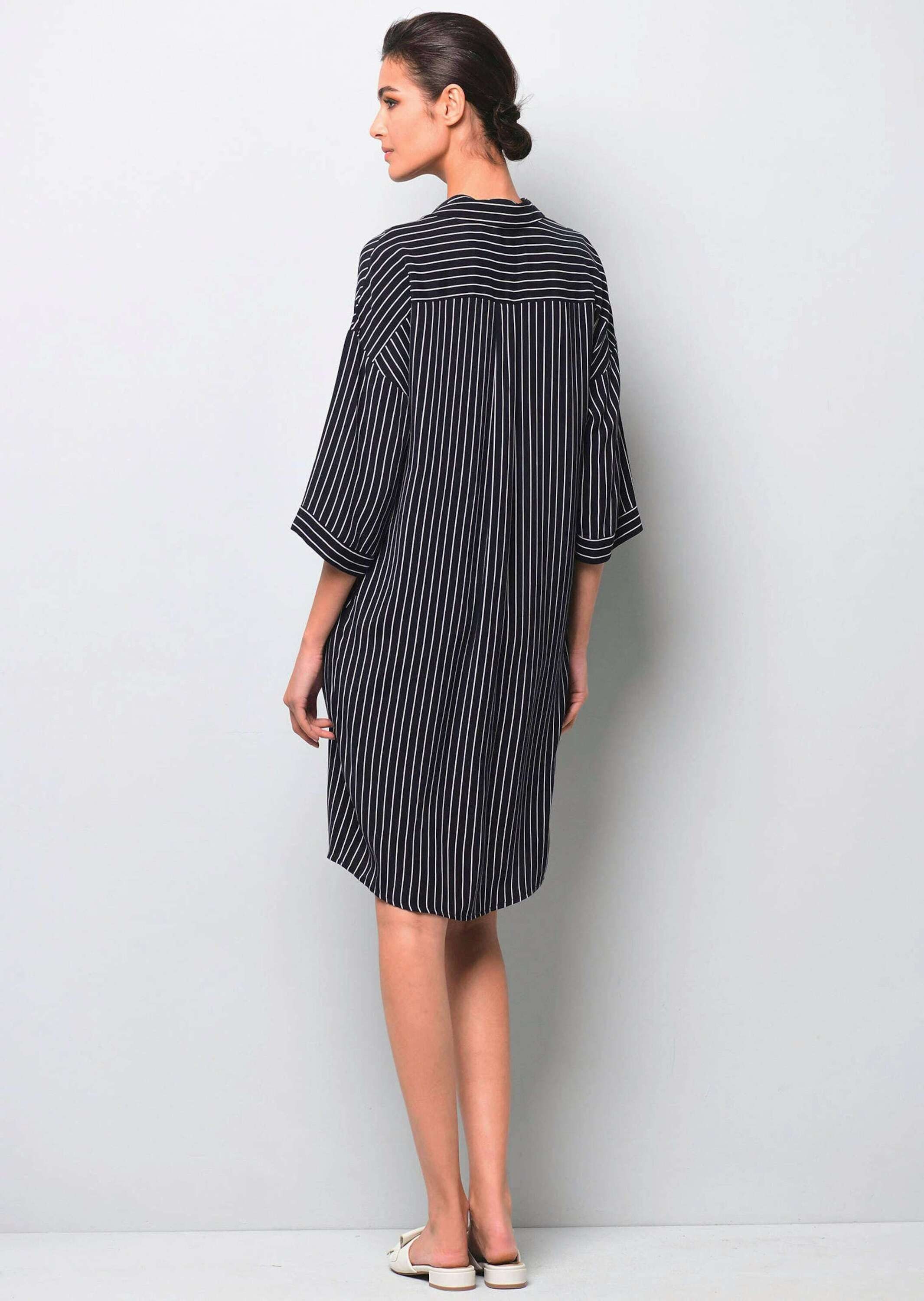Midikleid Kleid mit V-Ausschnitt