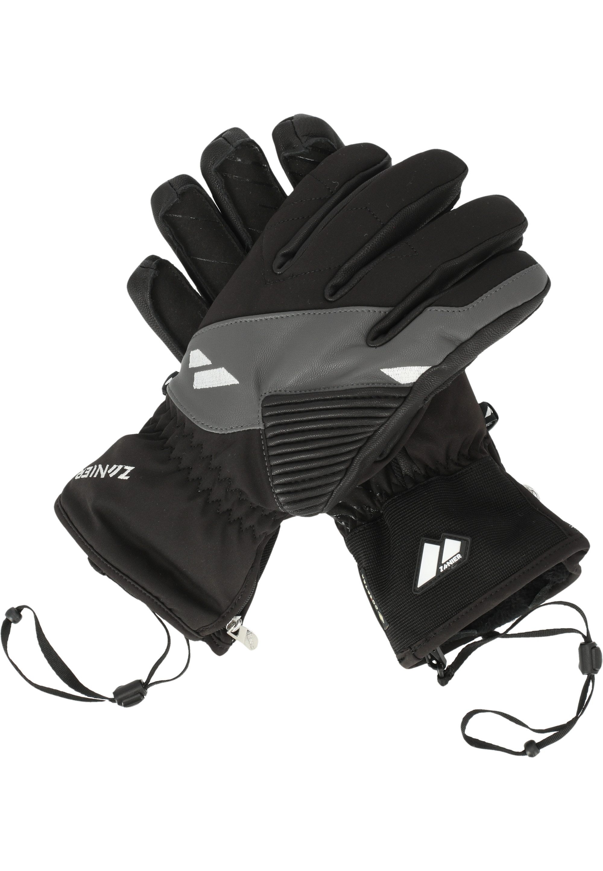 Zanier Skihandschuhe Gerlos GTX im wärmeisolierenden Design mit Fleeceauskleidung