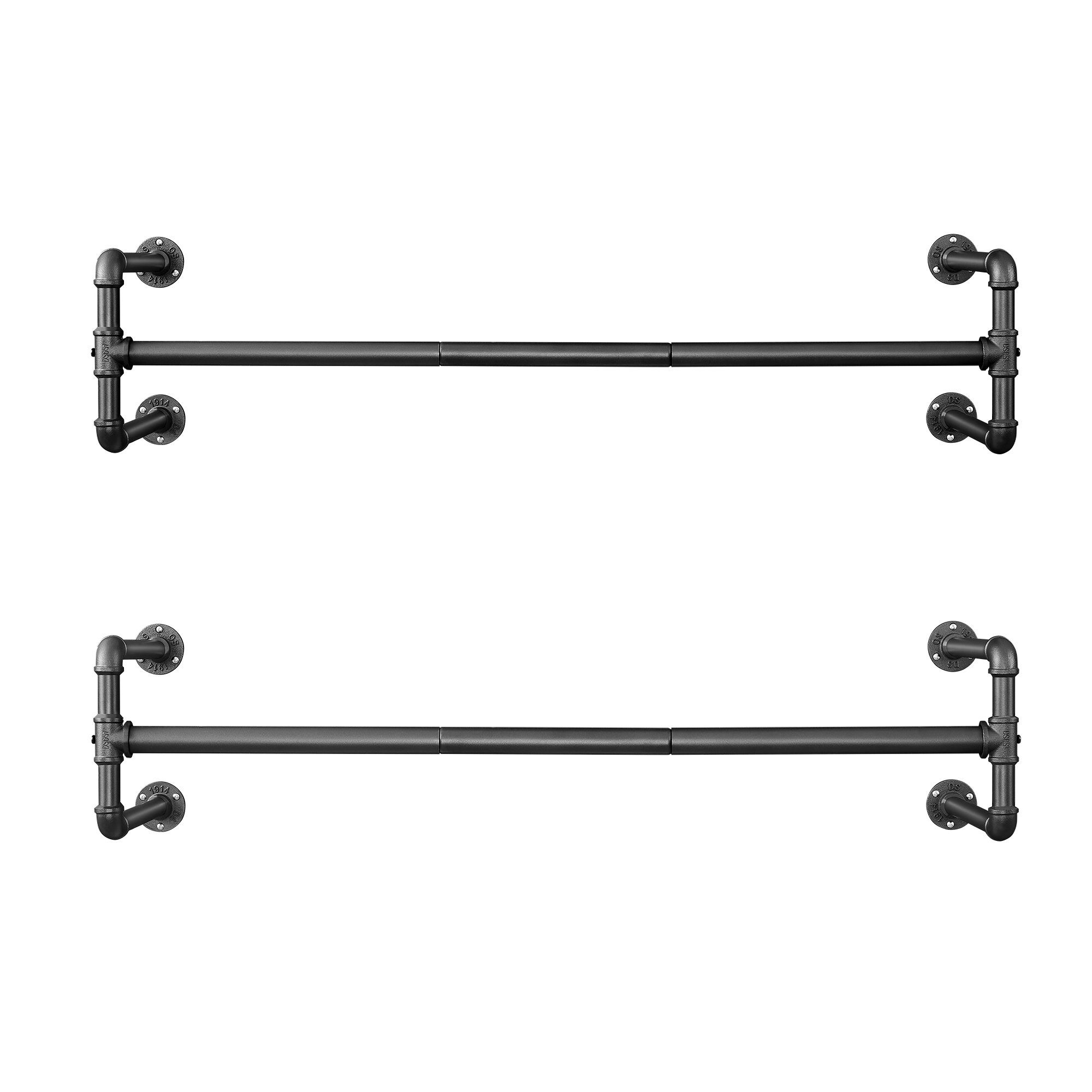 SONGMICS Kleiderstange (2 St), Wandmontage, bis günstig online kaufen