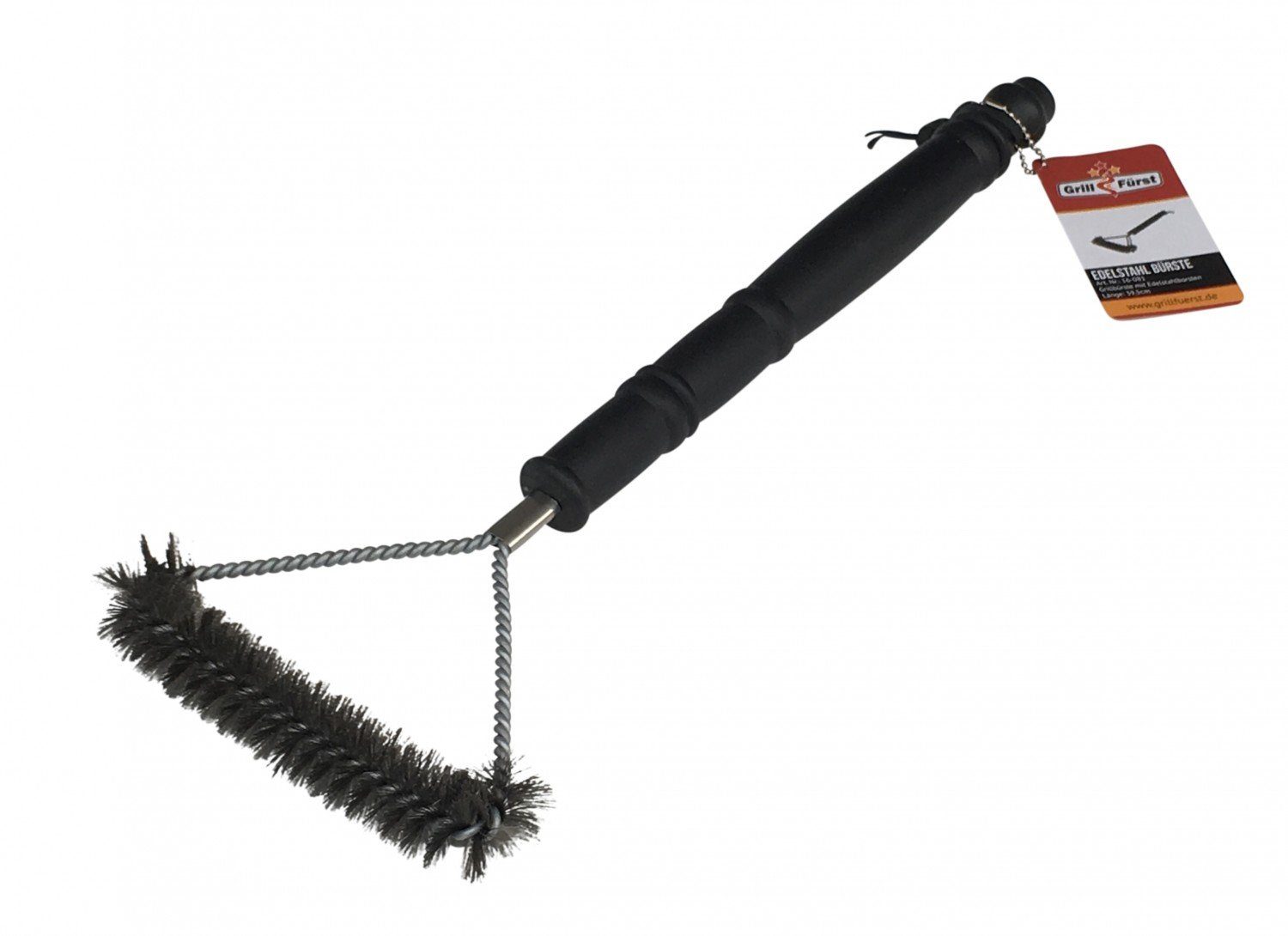 Grillfürst Grillbürste Grillfürst Grillbürste Edelstahl 3-seitig 39,5 cm